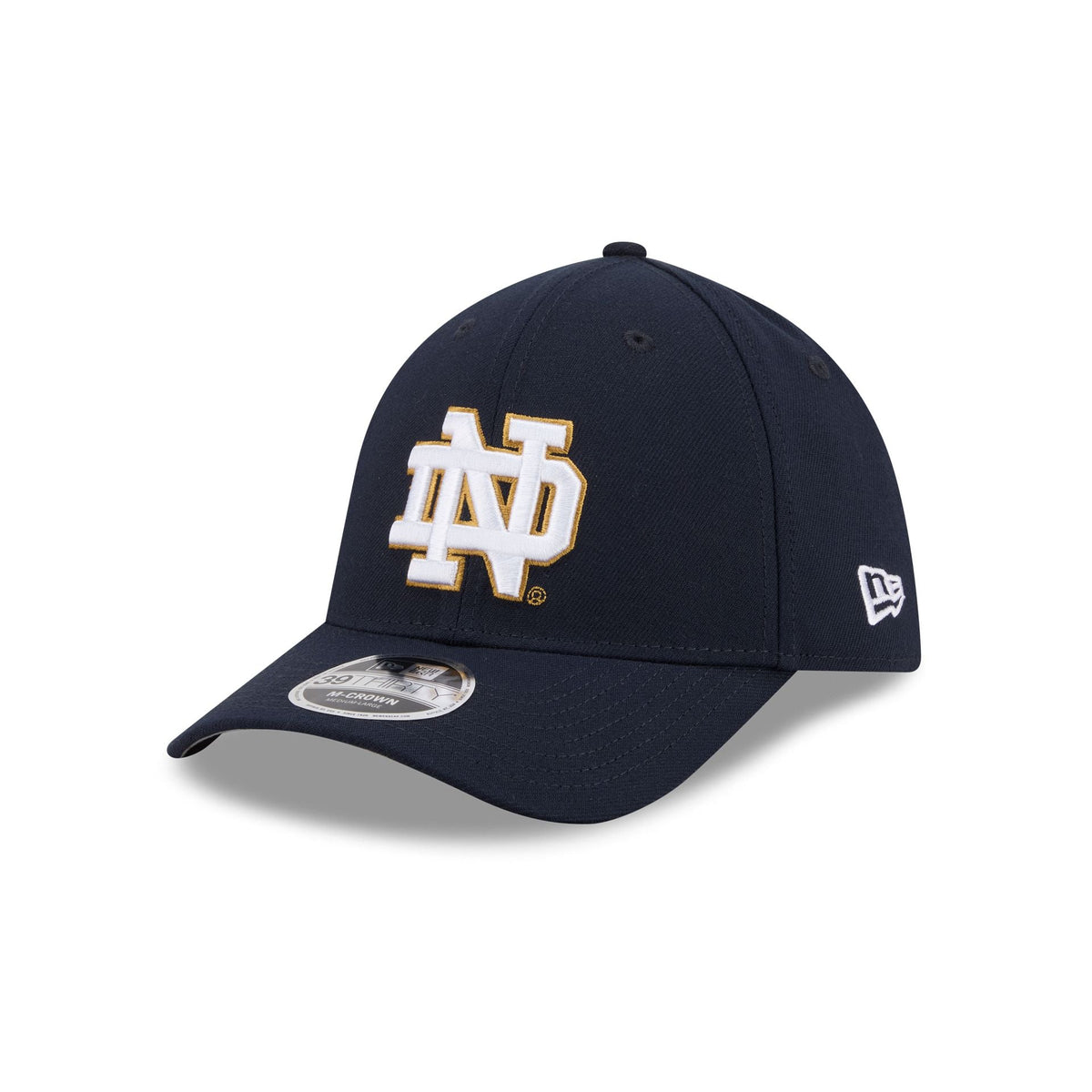 Notre Dame Fighting Irish Team 39THIRTY M-Crown Stretch Fit Hat