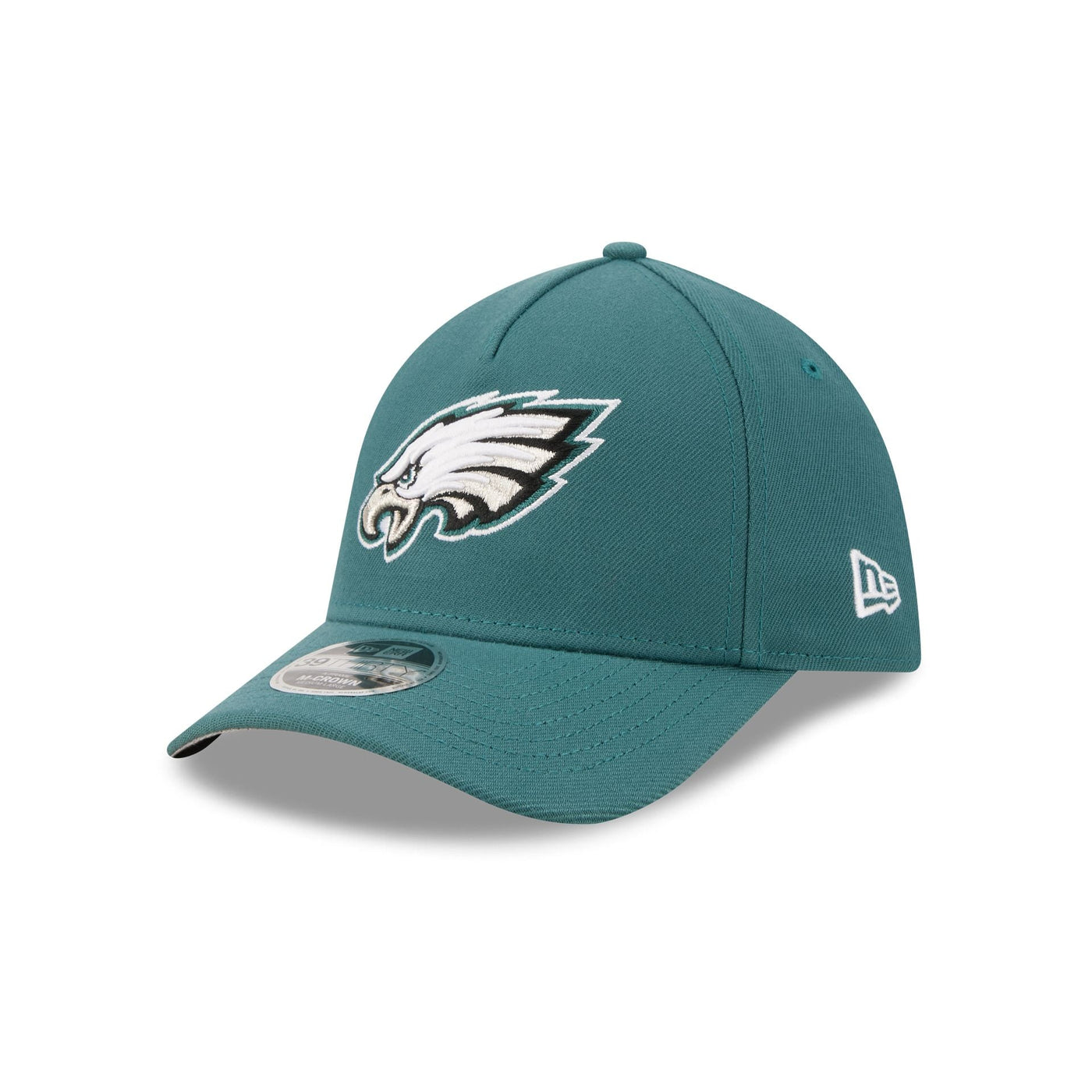 Philadelphia Eagles Poly 39THIRTY M-Crown A-Frame Stretch Fit Hat