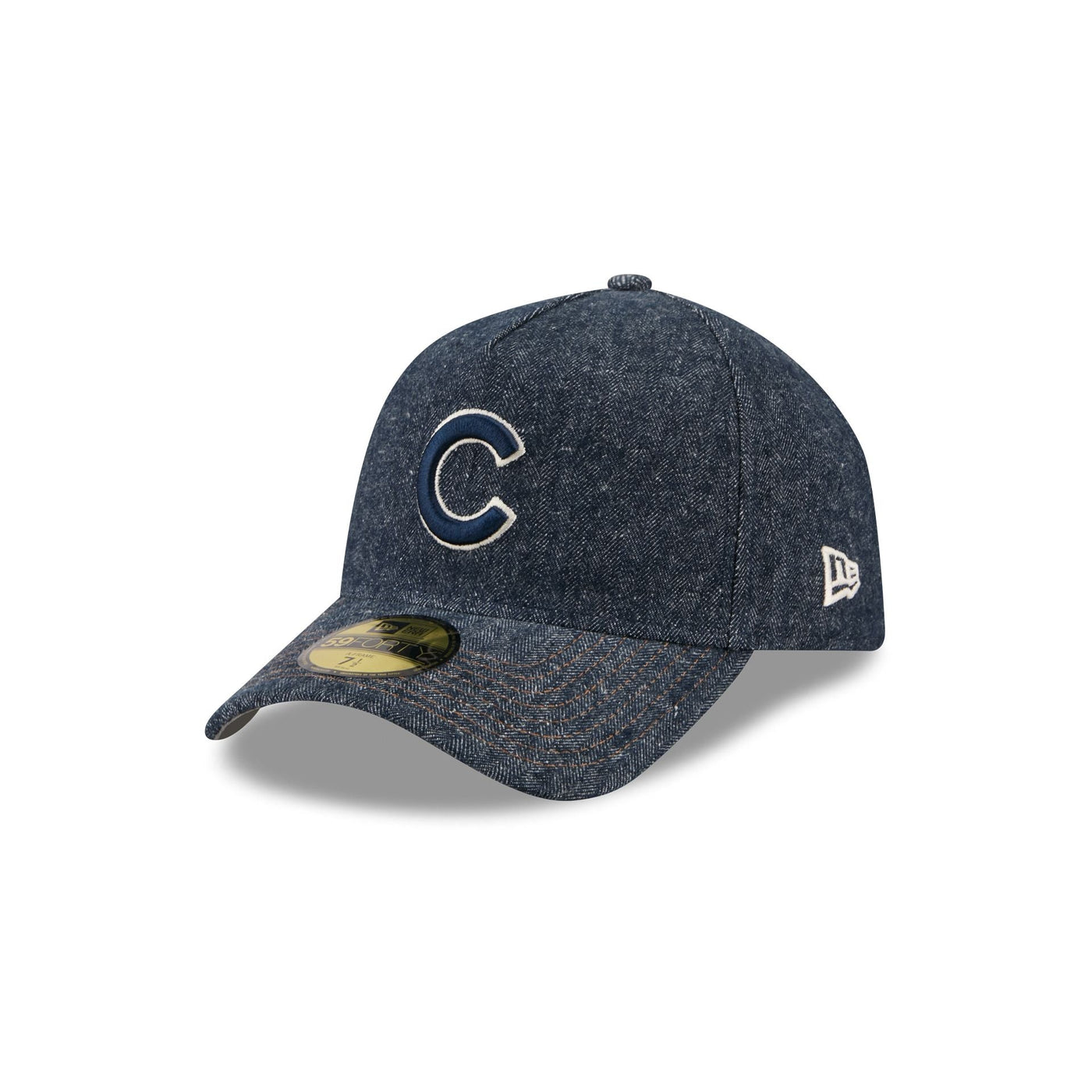 Chicago Cubs Denim 59FORTY A-Frame Fitted Hat