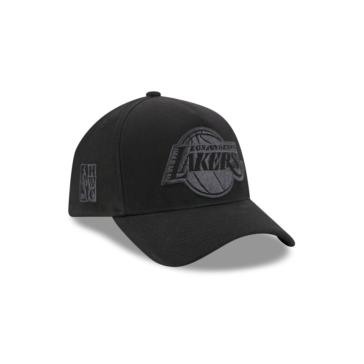 Los Angeles Lakers Waxed Canvas Black 59FORTY A-Frame Fitted Hat