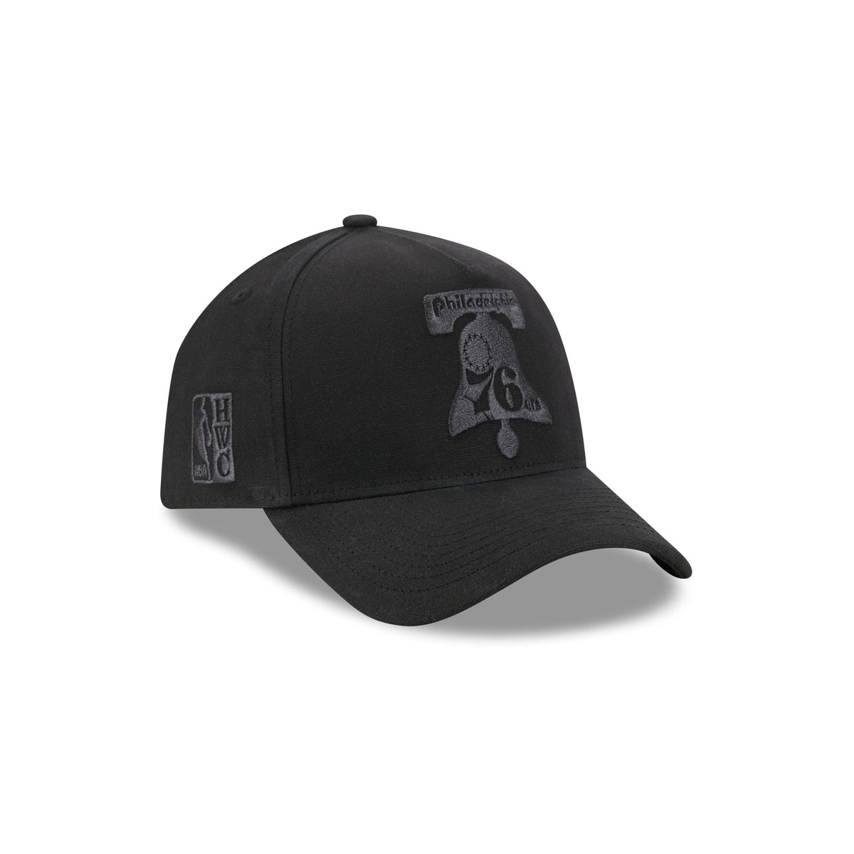 Philadelphia 76ers Waxed Canvas Black 59FORTY A-Frame Fitted Hat