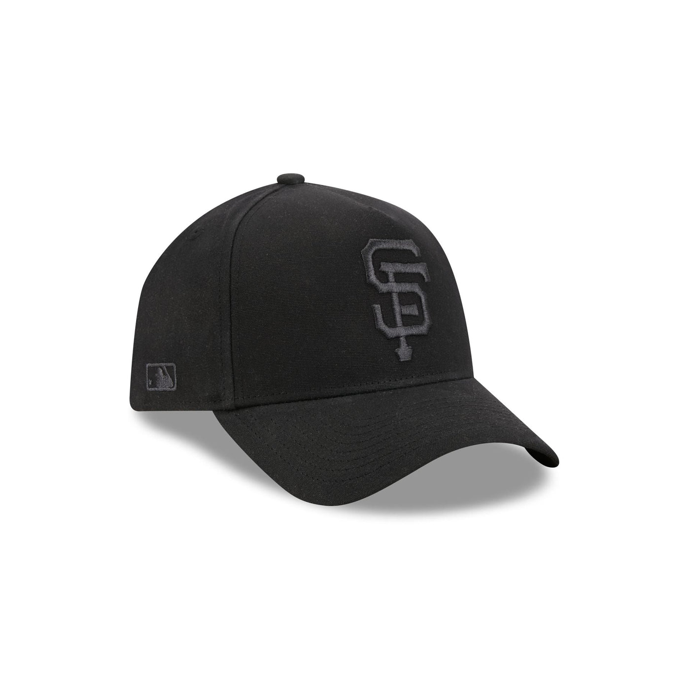 San Francisco Giants Waxed Canvas Black 59FORTY A-Frame Fitted Hat