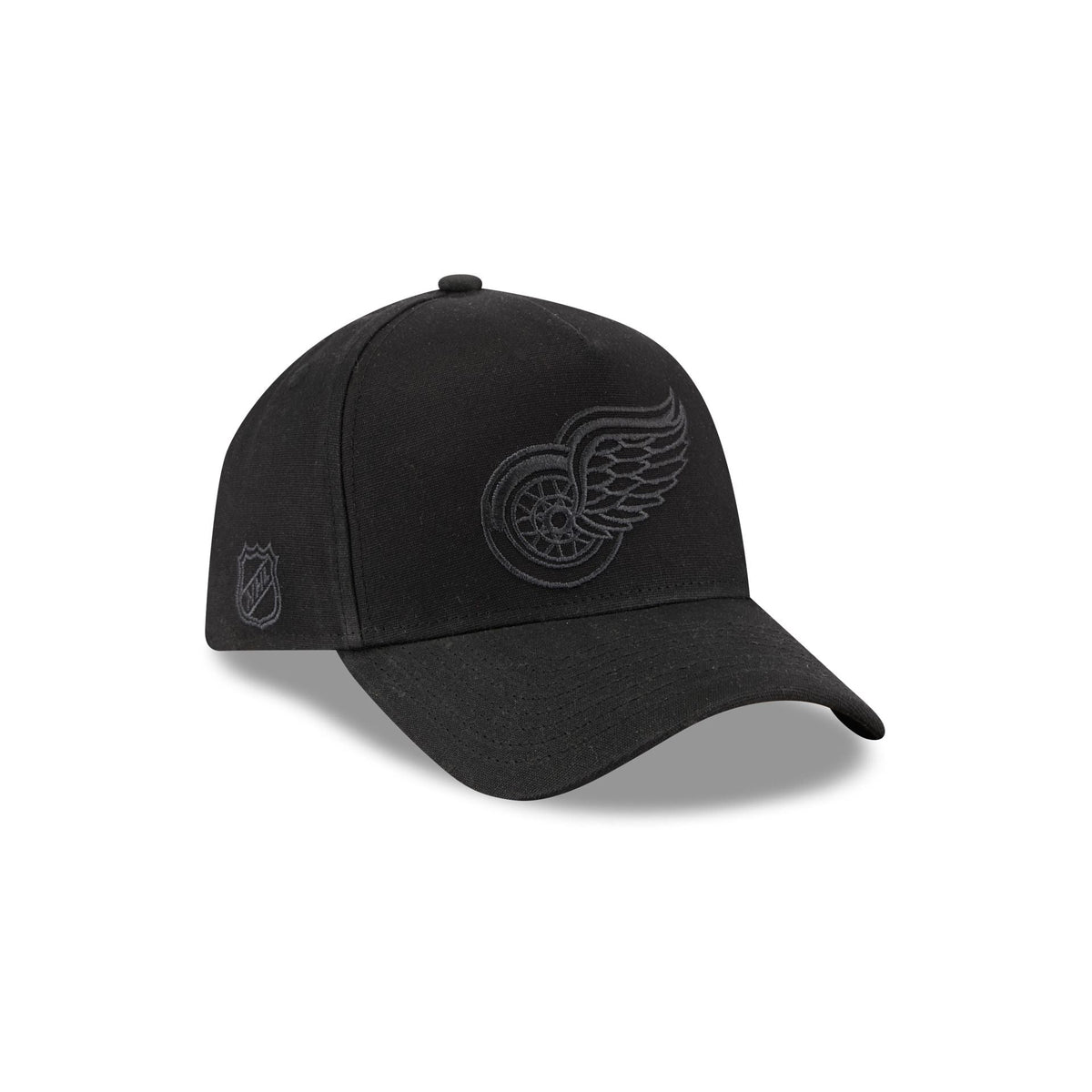 Detroit Red Wings Waxed Canvas Black 59FORTY A-Frame Fitted Hat