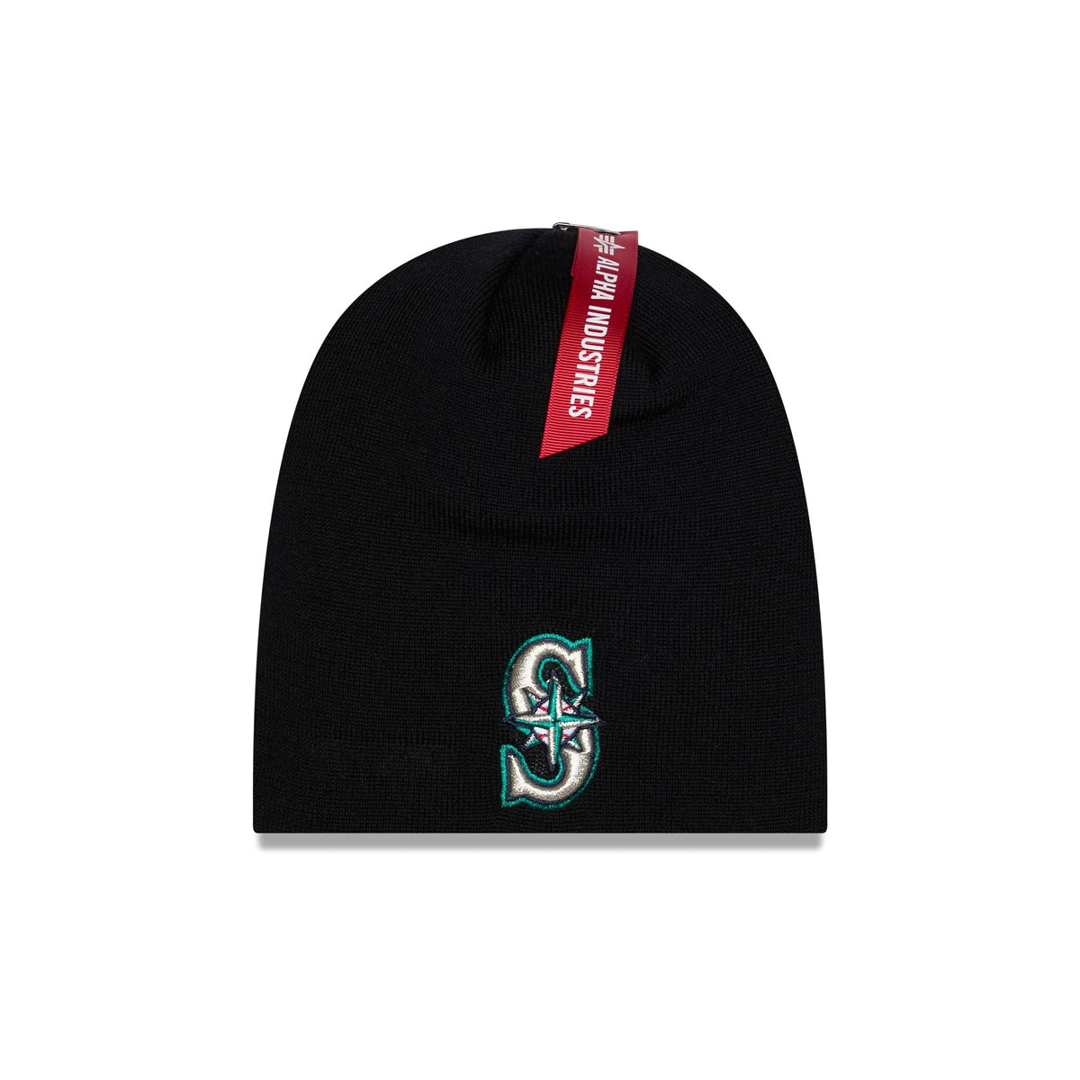 Alpha Industries x Seattle Mariners Black Beanie Hat