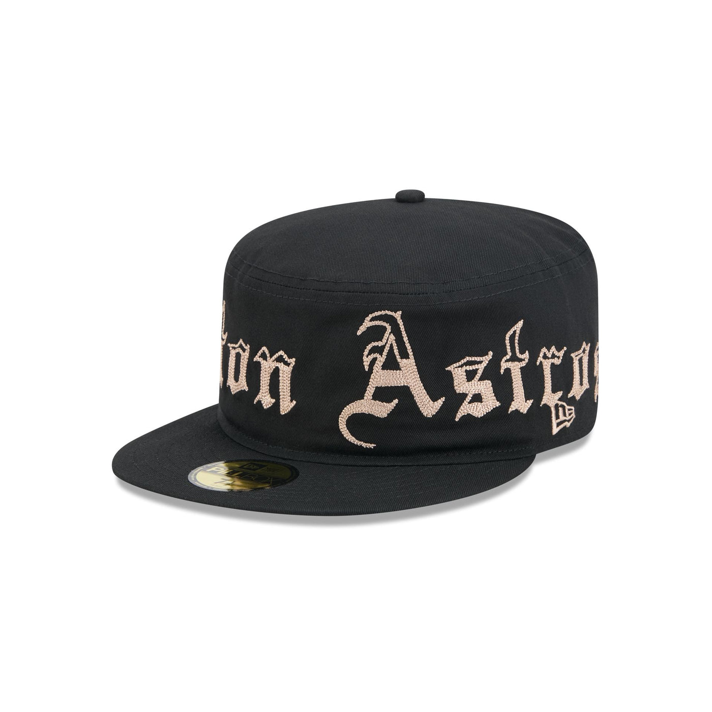 Houston Astros Gothic Lettering Pillbox Hat