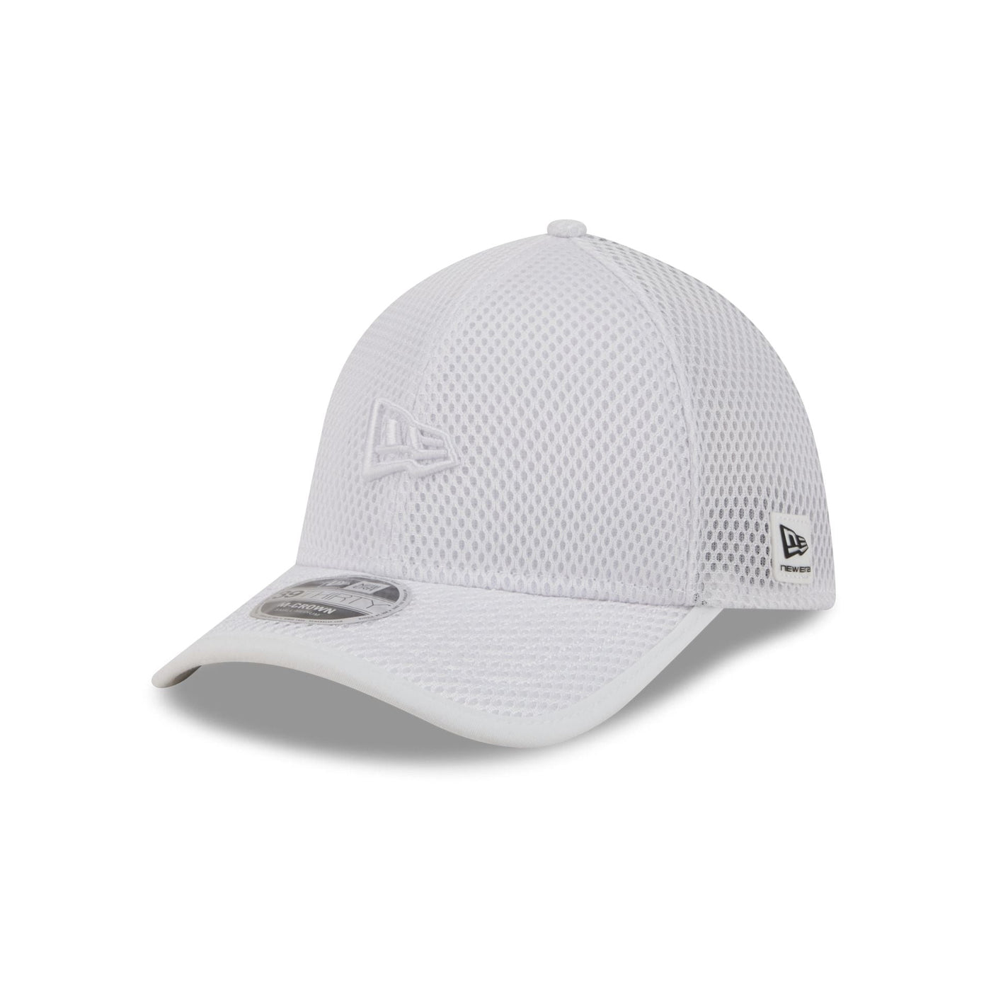 New Era Cap White Mesh 39THIRTY M-Crown Stretch Fit Hat