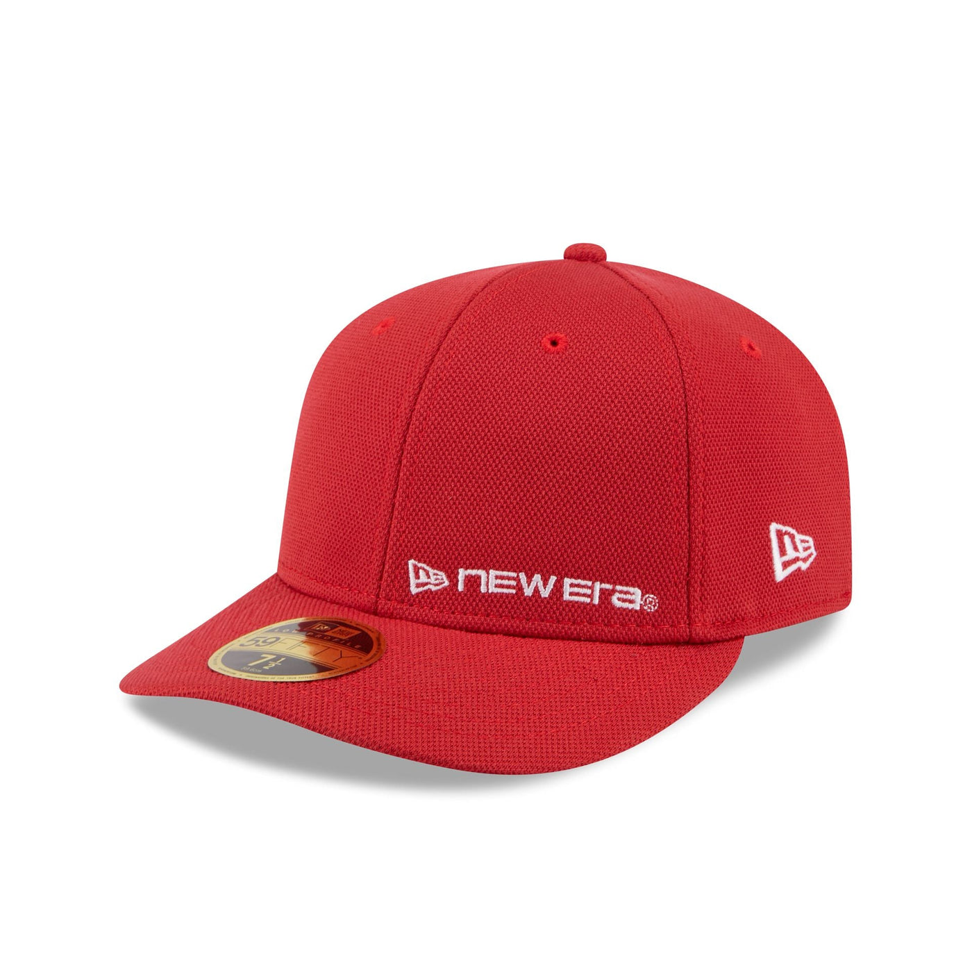 New Era Cap Scarlet Cotton Low Profile 59FIFTY Fitted Hat