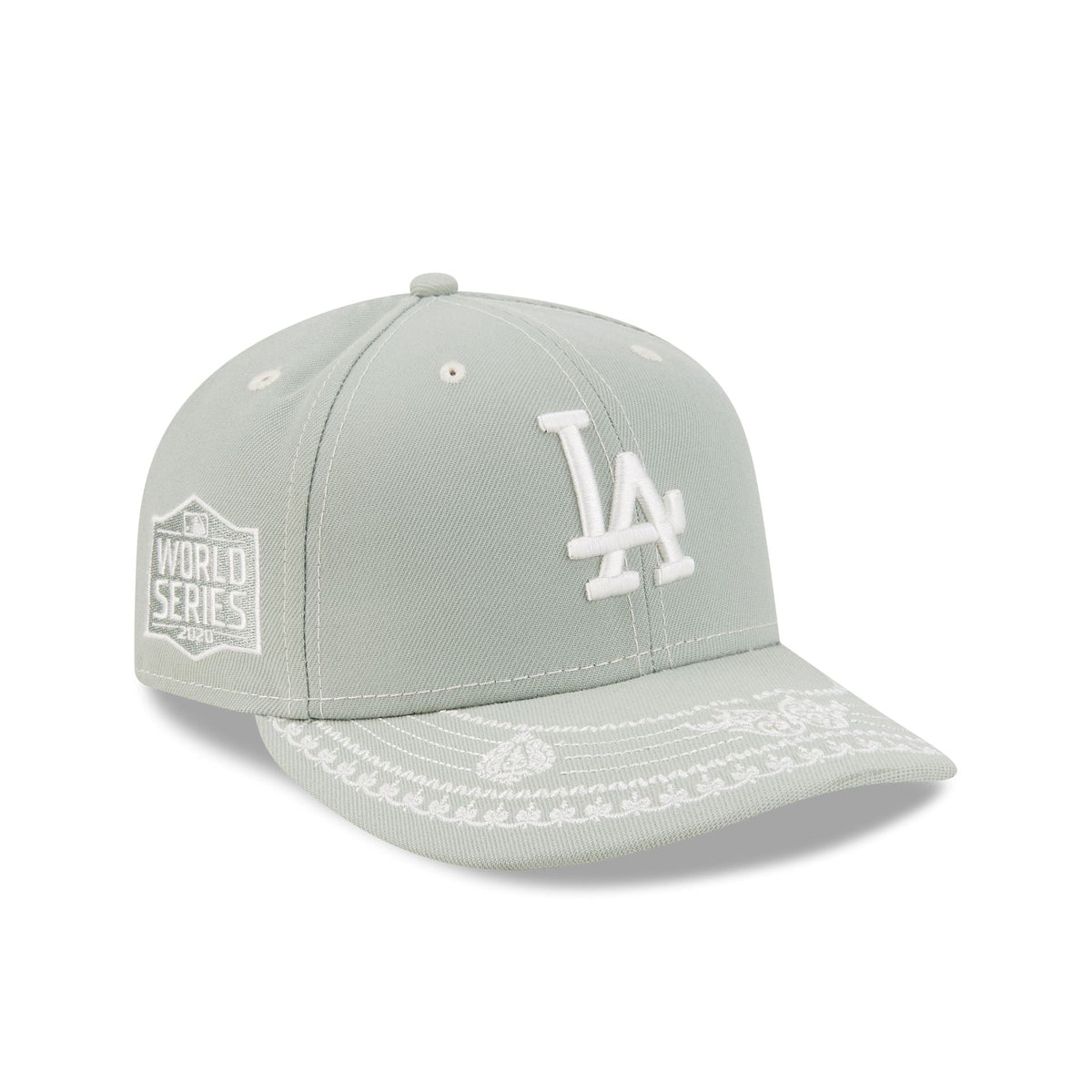 Los Angeles Dodgers Everest Green Stitched 59FIFTY Fitted Hat
