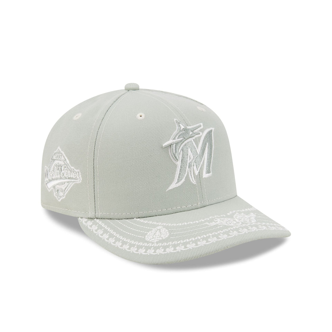 Miami Marlins Everest Green Stitched 59FIFTY Fitted Hat
