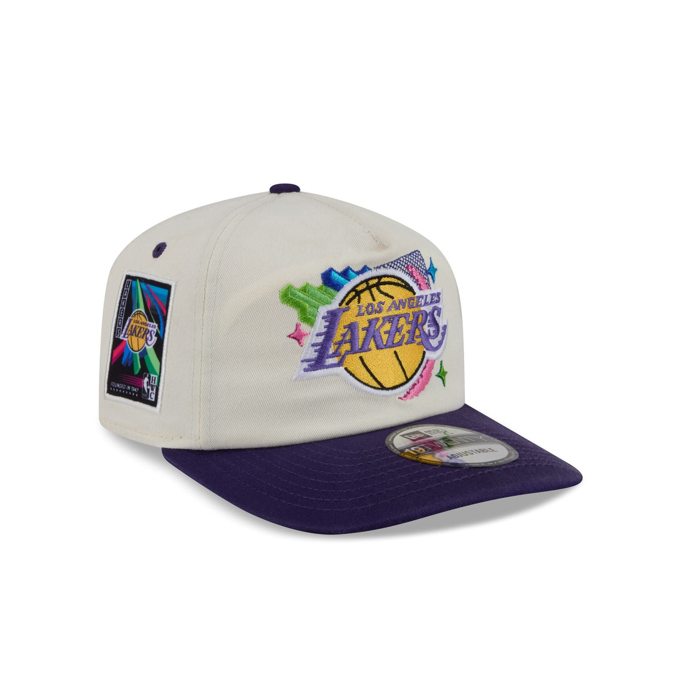 Los Angeles Lakers Hardwood Classics Retro Chrome 19TWENTY Adjustable Hat