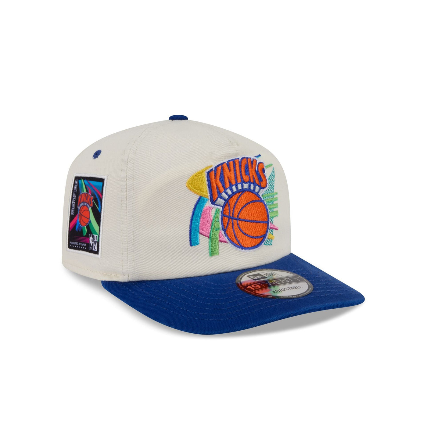 New York Knicks Hardwood Classics Retro Chrome 19TWENTY Adjustable Hat