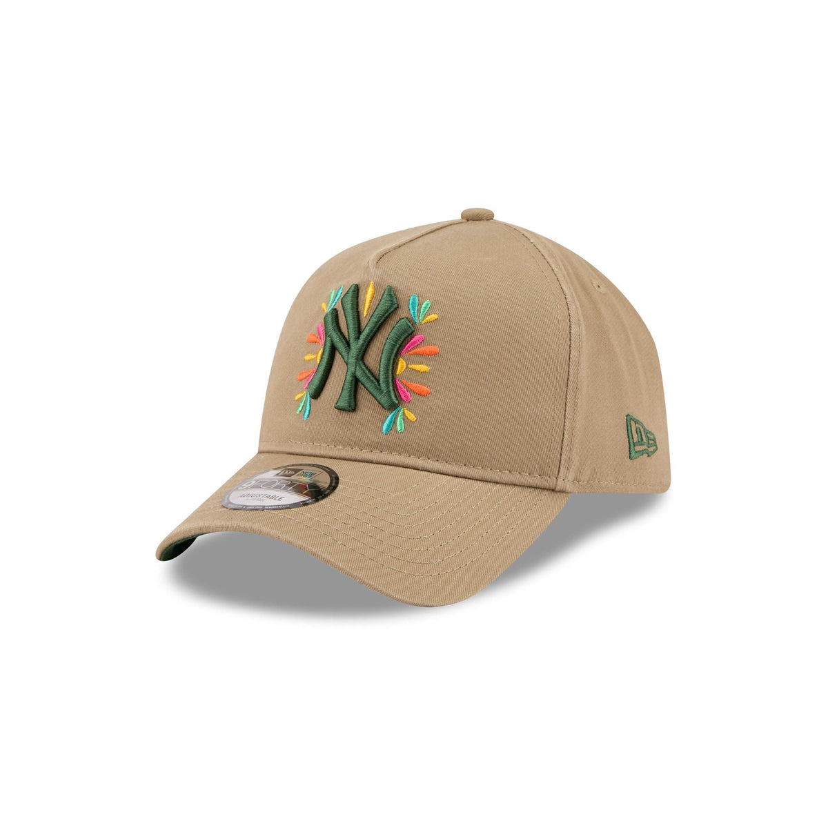 New York Yankees Vibrant Festivities 9FORTY A-Frame Snapback Hat