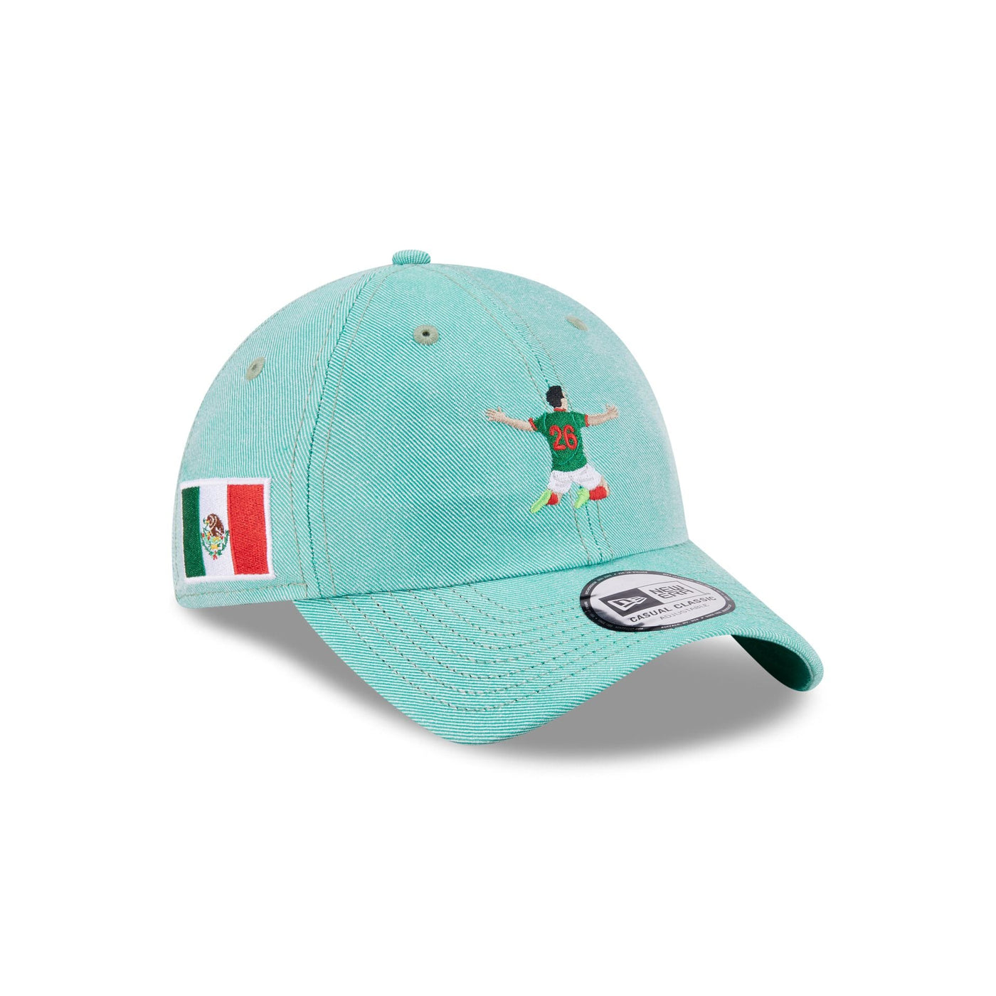 New Era Cap 2026 Mexico Soccer Green Casual Classic Adjustable Hat
