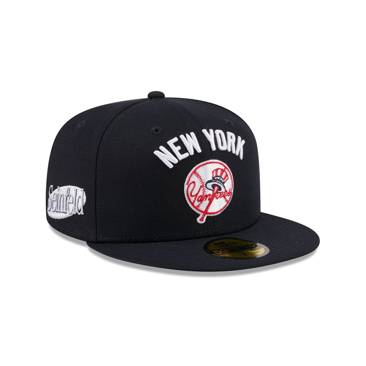 New York Yankees Circle Logo Seinfeld 59FIFTY Fitted Hat