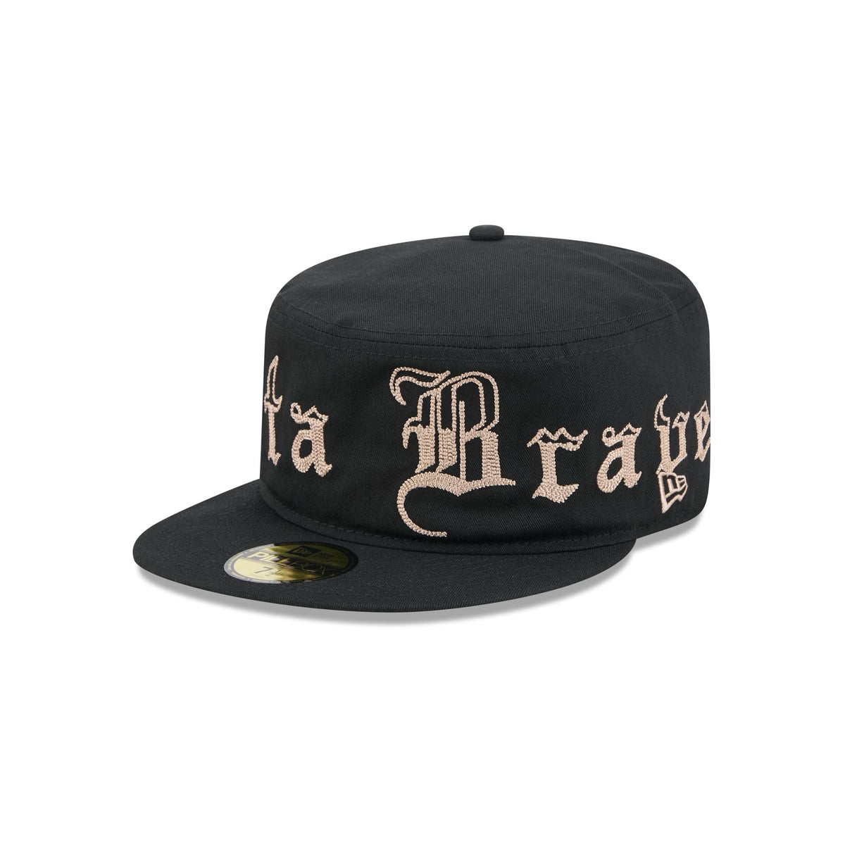 Atlanta Braves Gothic Lettering Pillbox Hat