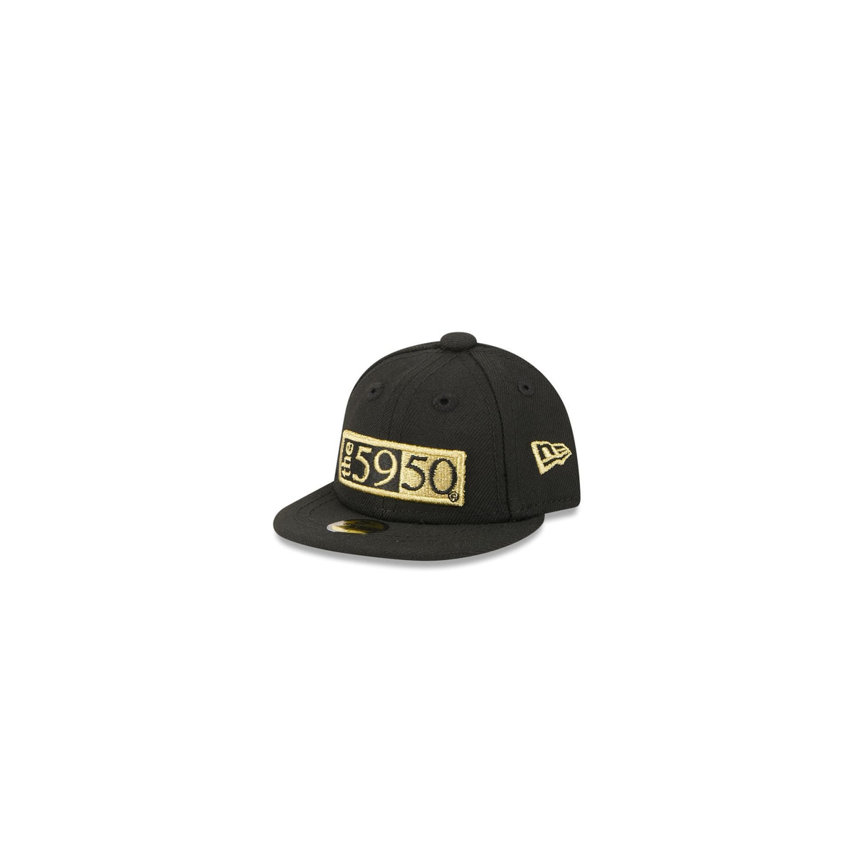 New Era Cap Gold Logo Mini 59FIFTY Fitted Hat