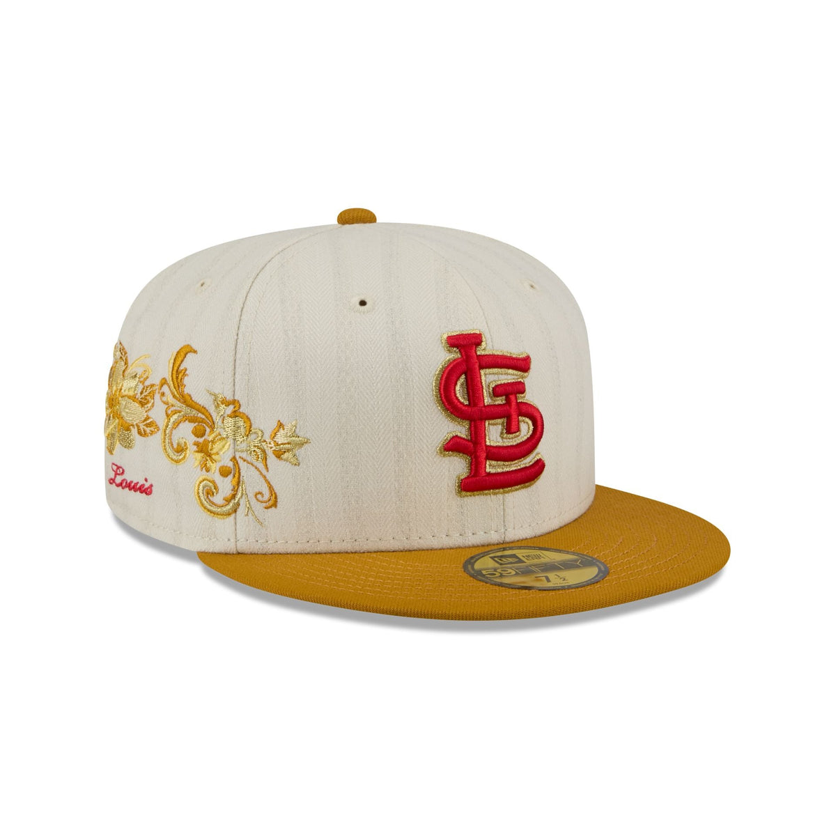St. Louis Cardinals Chrome Herringbone 59FIFTY Fitted Hat