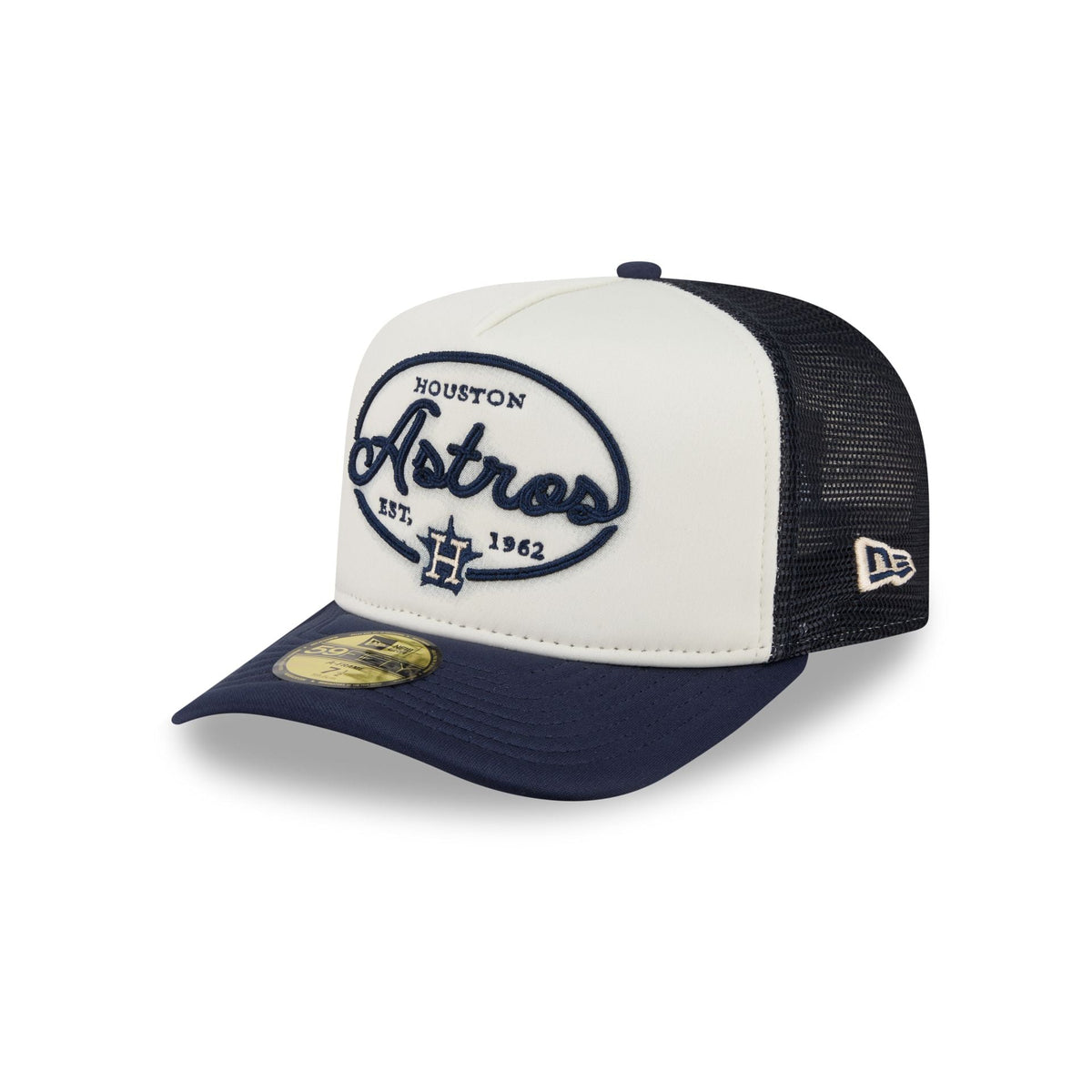 Houston Astros Chrome 59FIFTY Fitted Trucker Hat