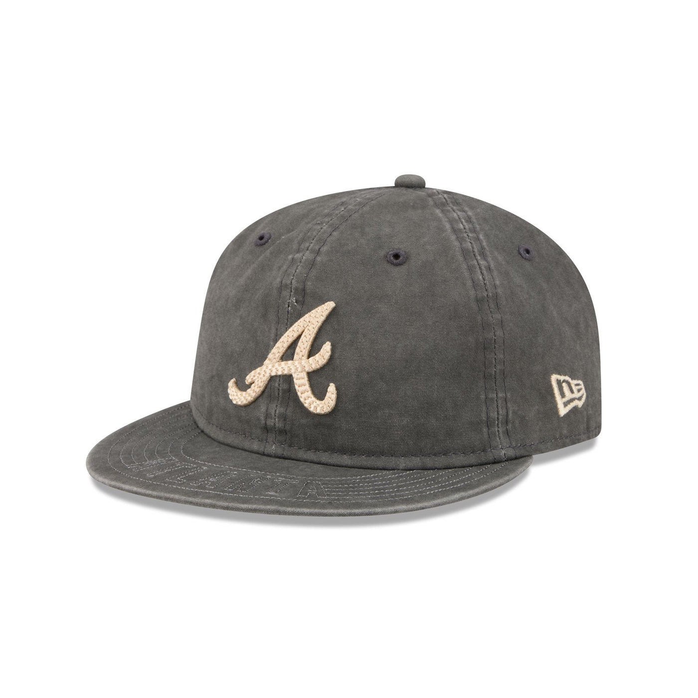 Atlanta Braves Visor Stitch Retro Crown 59FIFTY Fitted Hat