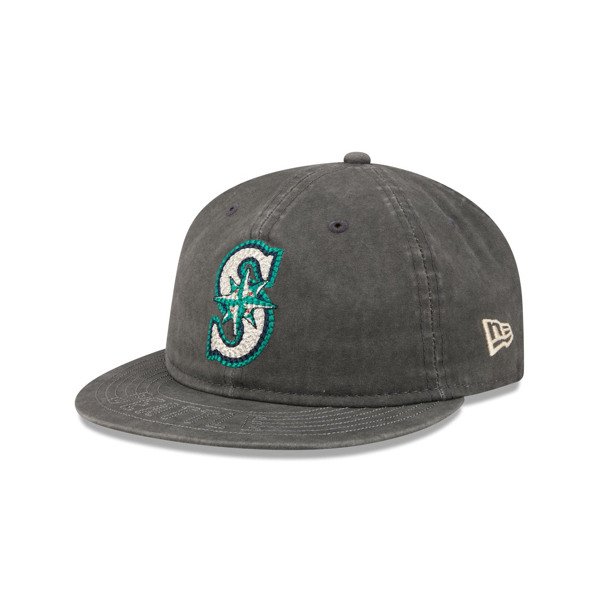 Seattle Mariners Visor Stitch Retro Crown 59FIFTY Fitted Hat