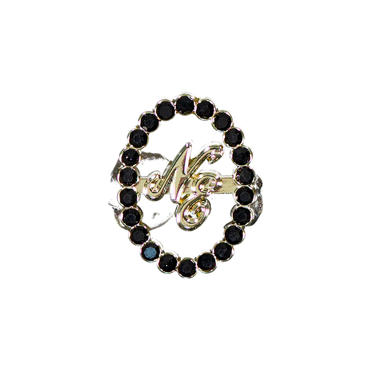 New Era Cap Jeweled Oval Pin