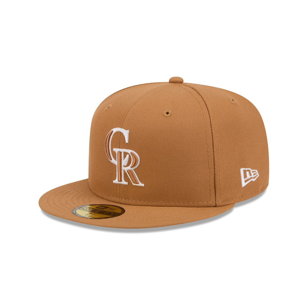 Colorado Rockies Bronze Basic 59FIFTY Fitted Hat