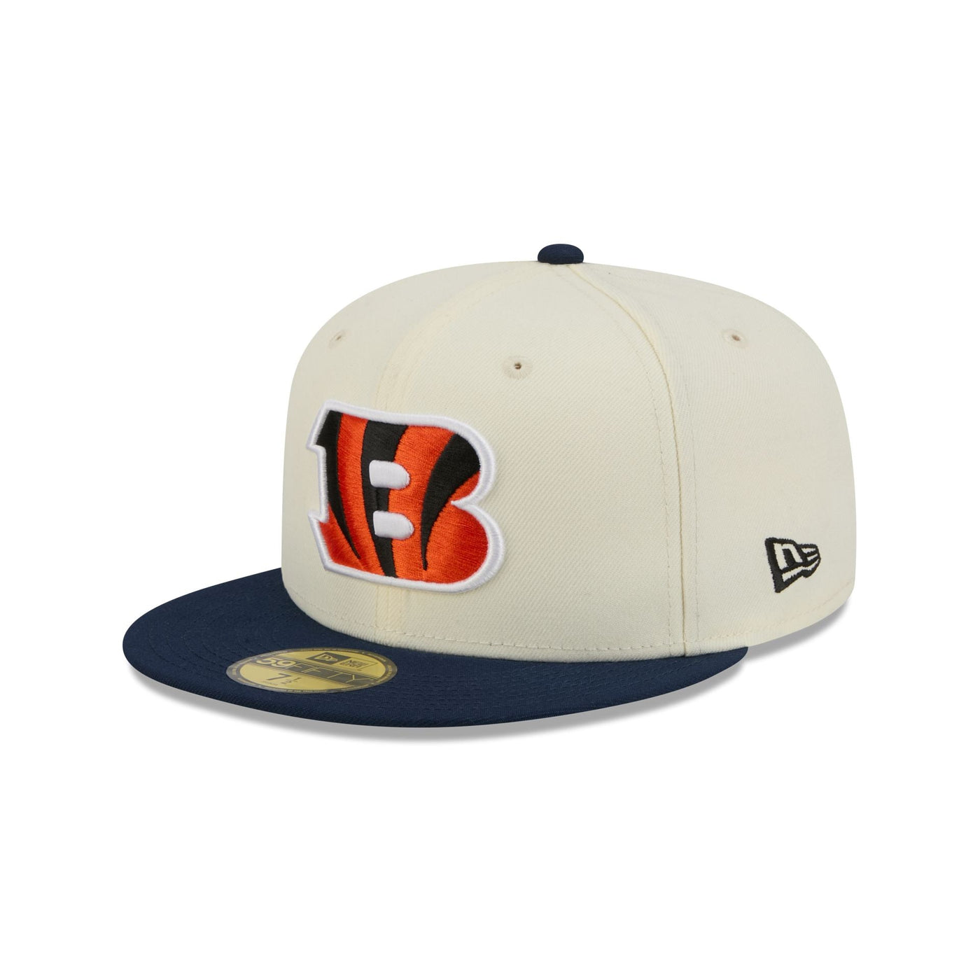 Cincinnati Bengals Chrome White Basic 59FIFTY Fitted Hat