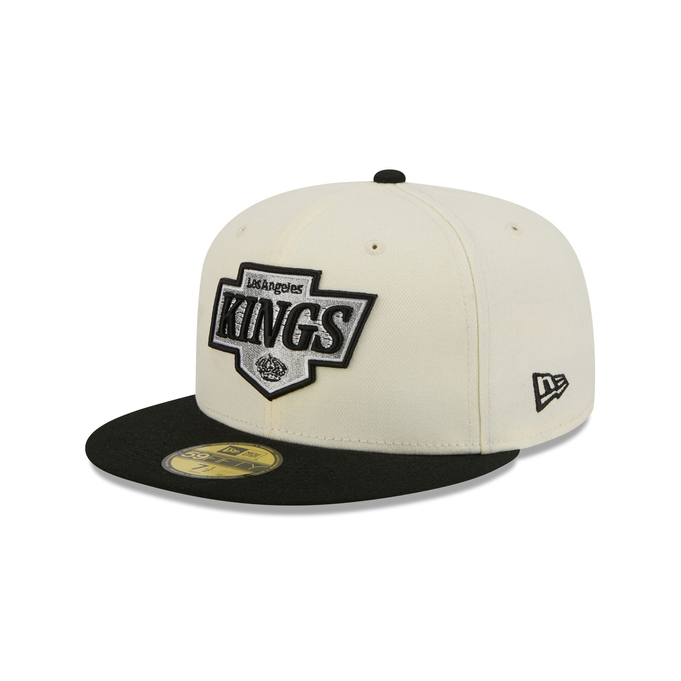 Los Angeles Kings Chrome White Basic 59FIFTY Fitted Hat