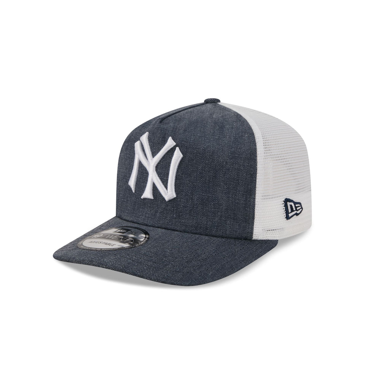 New York Yankees Herringbone Team Colors 19TWENTY Trucker Hat