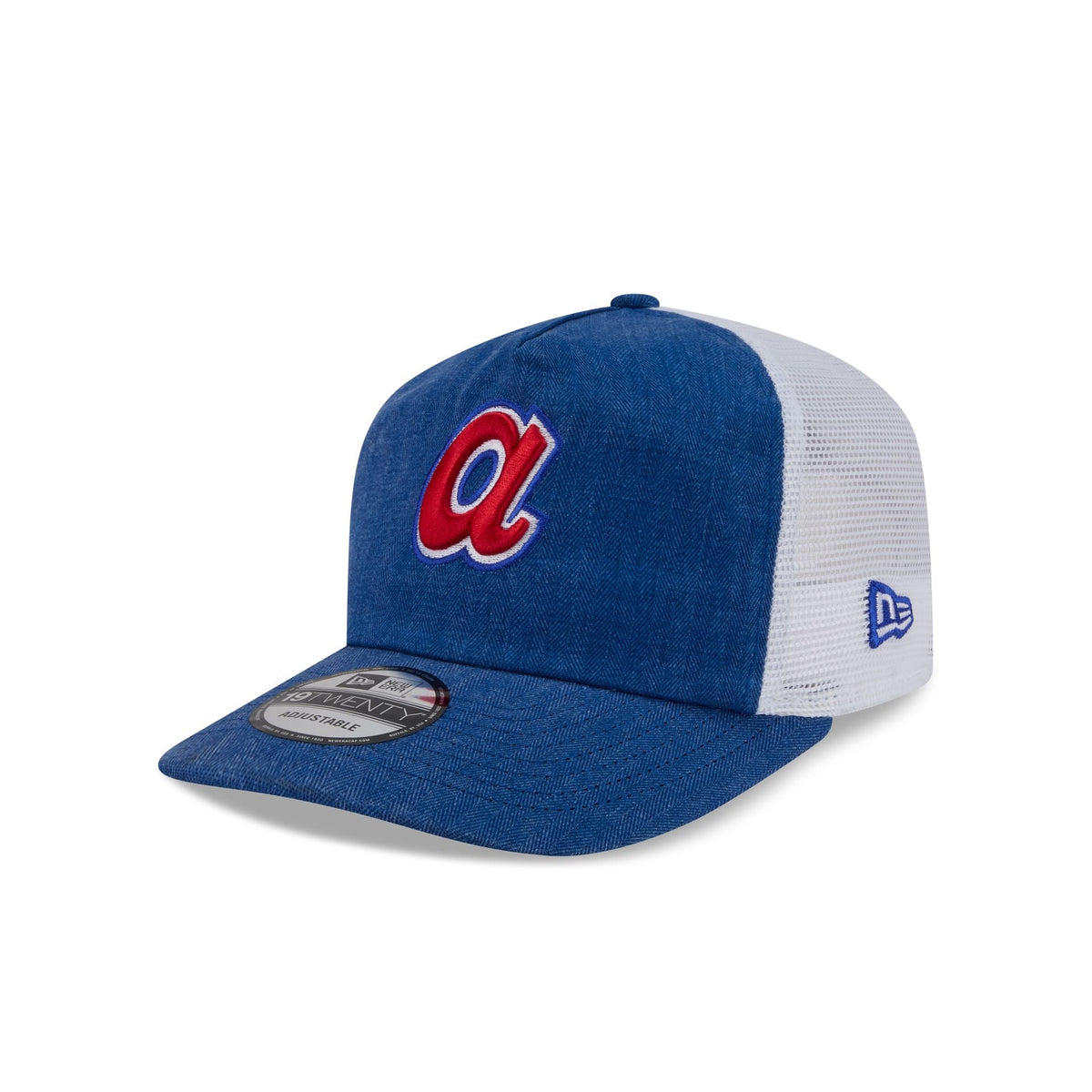 Atlanta Braves Herringbone Team Colors 19TWENTY Trucker Hat