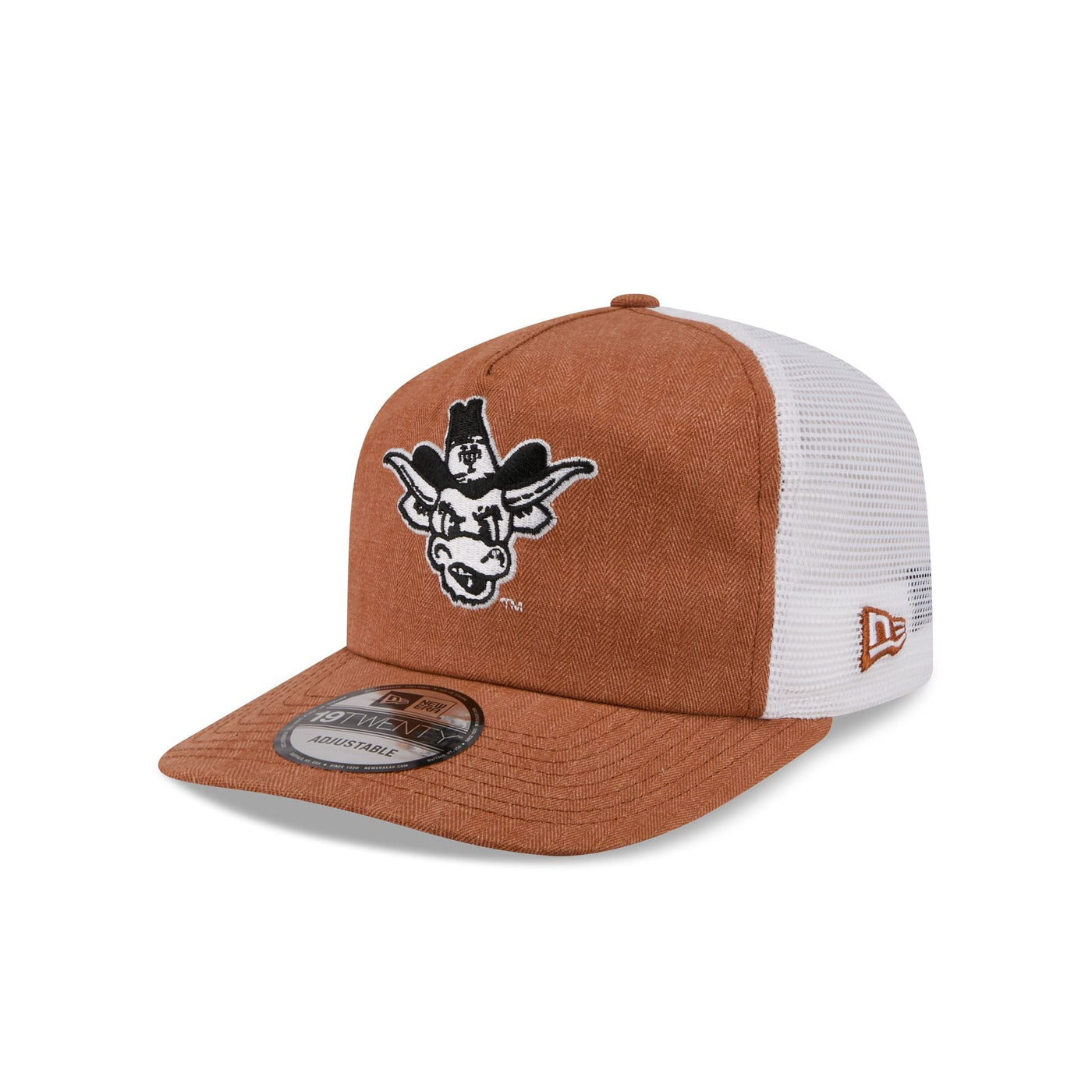 Texas Longhorns Herringbone Team Colors 19TWENTY Trucker Hat