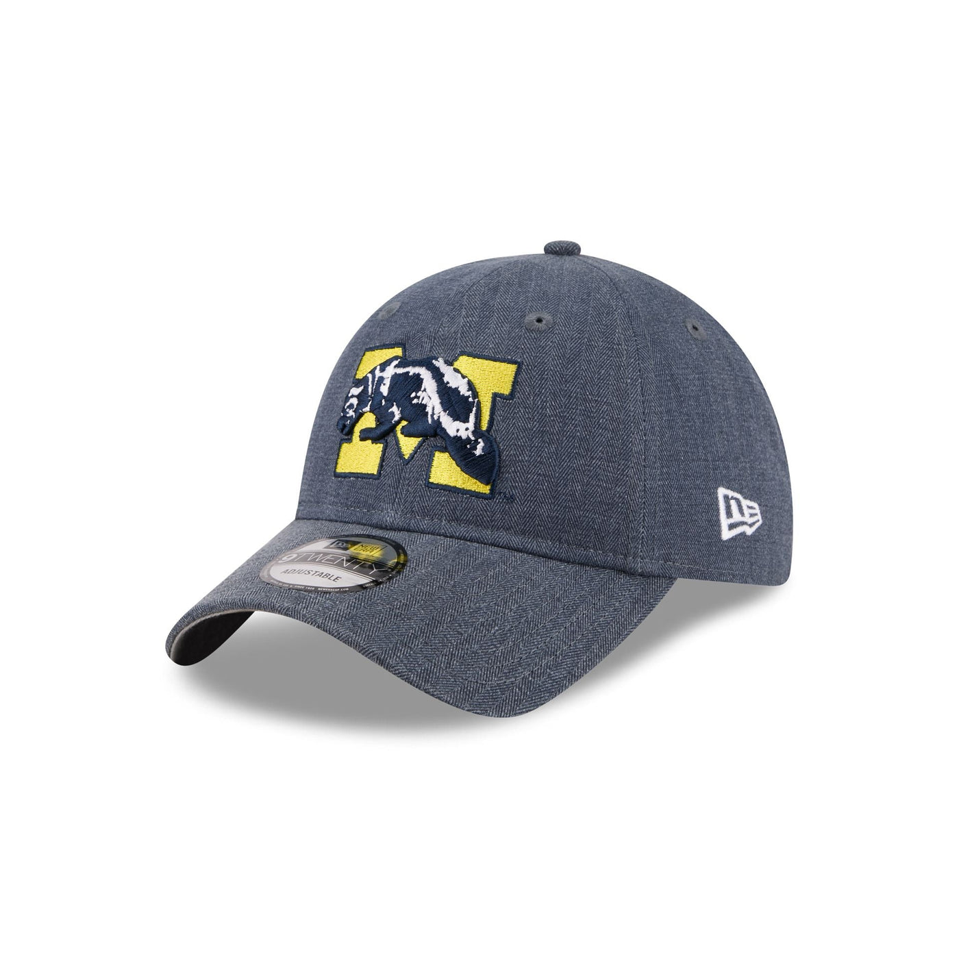 Michigan Wolverines Herringbone Team Colors 9TWENTY Adjustable Hat