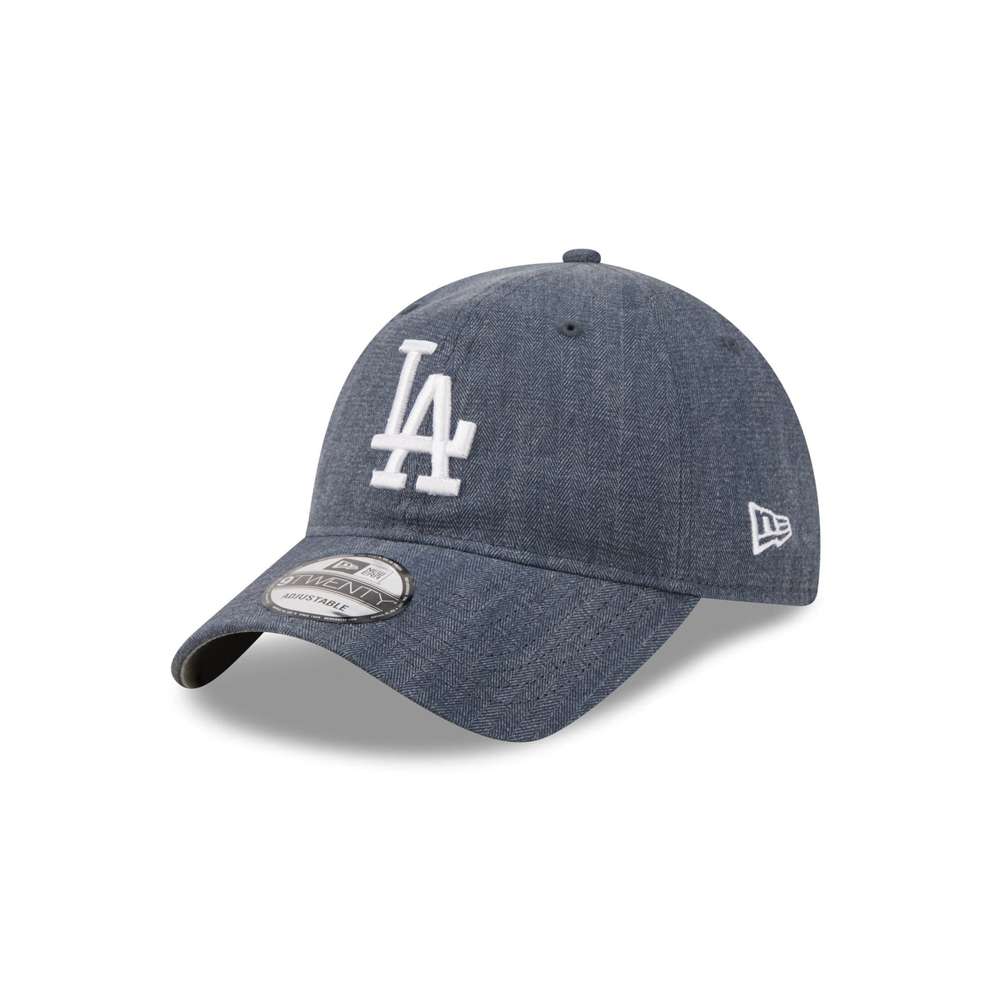 Los Angeles Dodgers Herringbone Team Colors 9TWENTY Adjustable Hat
