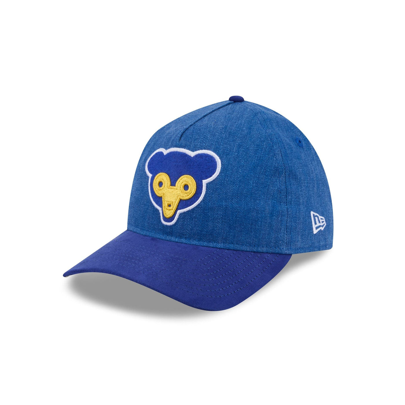 Chicago Cubs Herringbone Team Colors 9TWENTY A-Frame Adjustable Hat