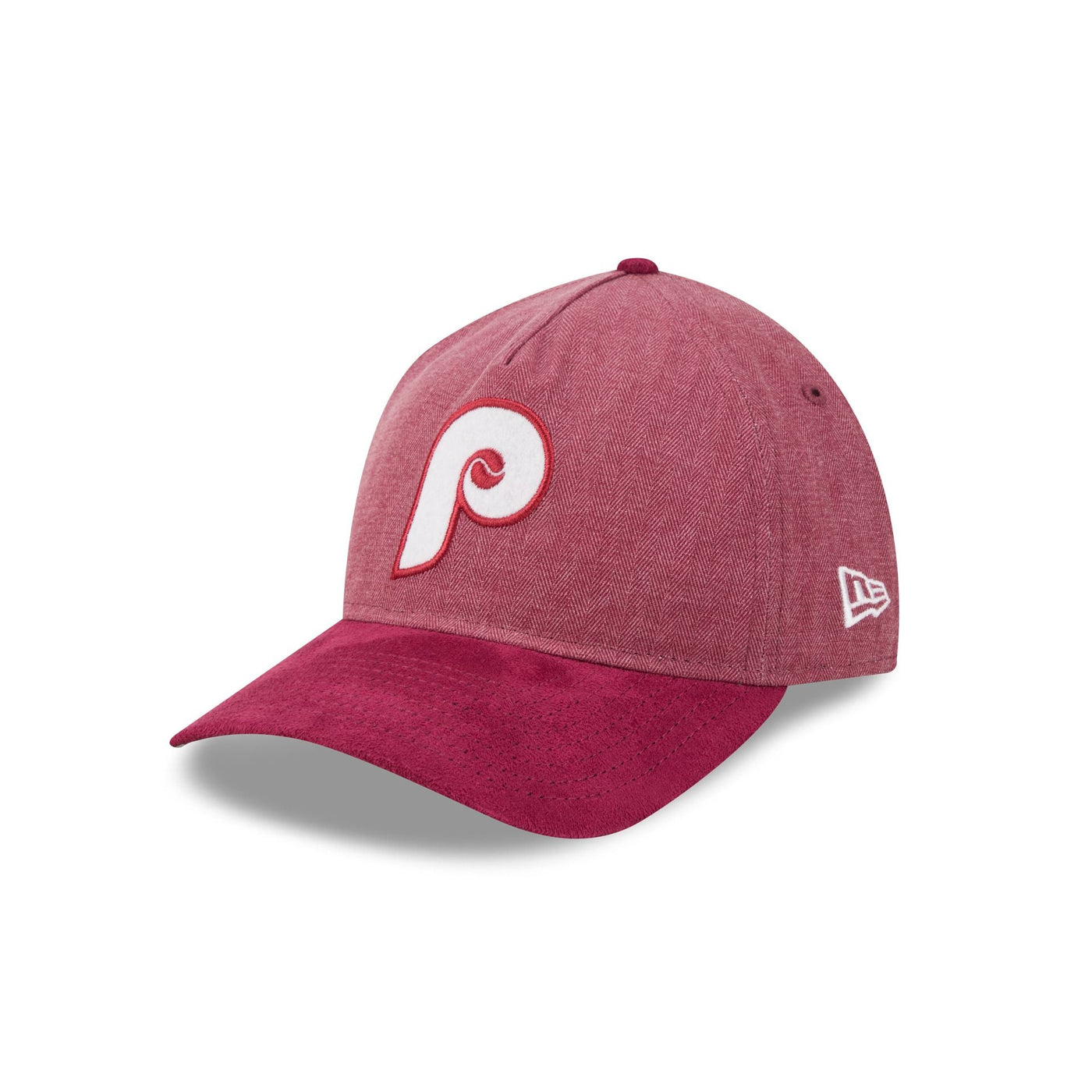 Philadelphia Phillies Herringbone Team Colors 9TWENTY A-Frame Adjustable Hat