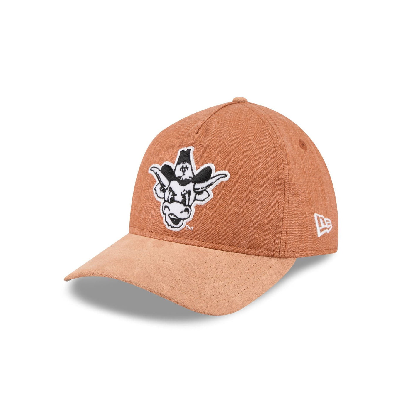 Texas Longhorns Herringbone Team Colors 9TWENTY A-Frame Adjustable Hat