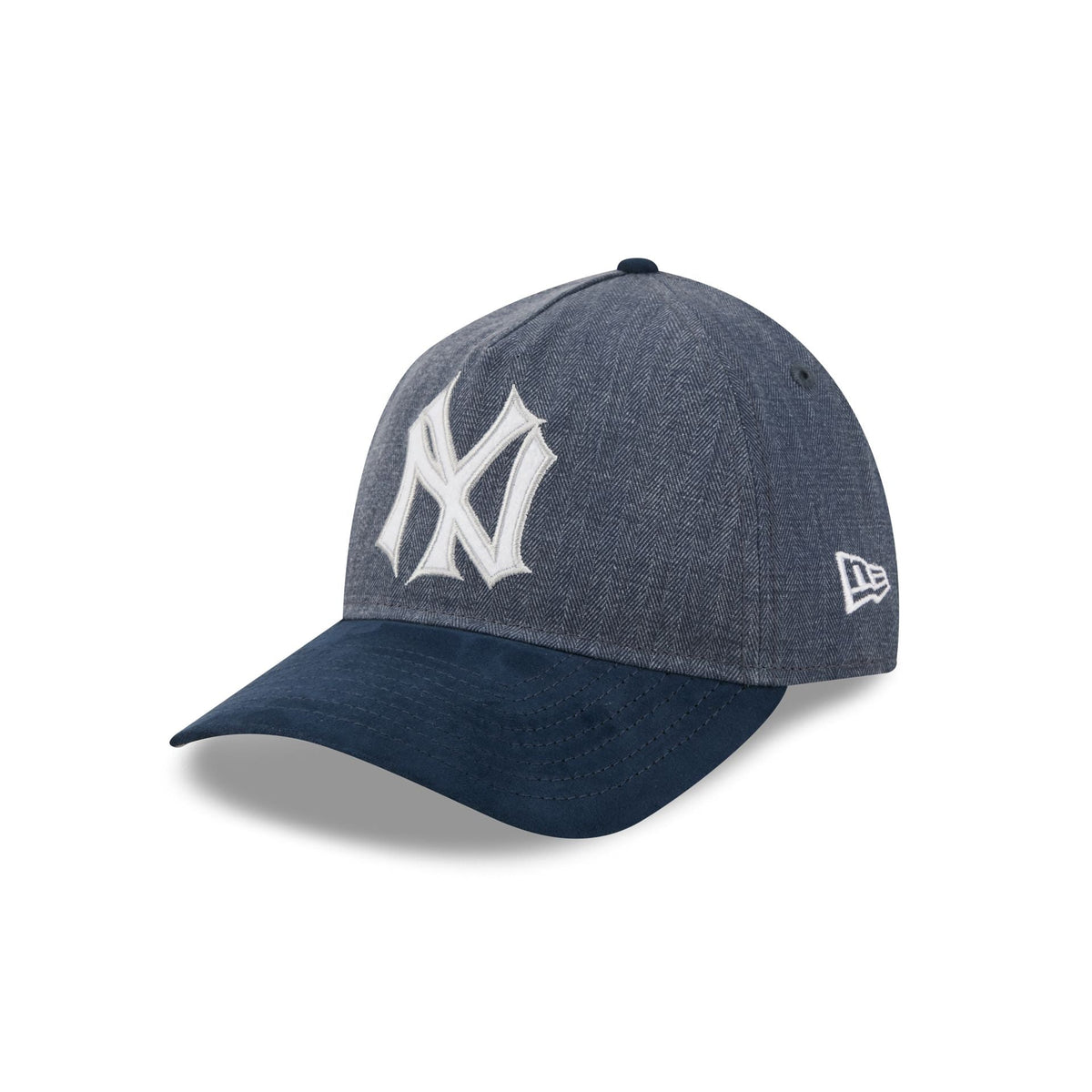 New York Yankees Herringbone Team Colors 9TWENTY A-Frame Adjustable Hat