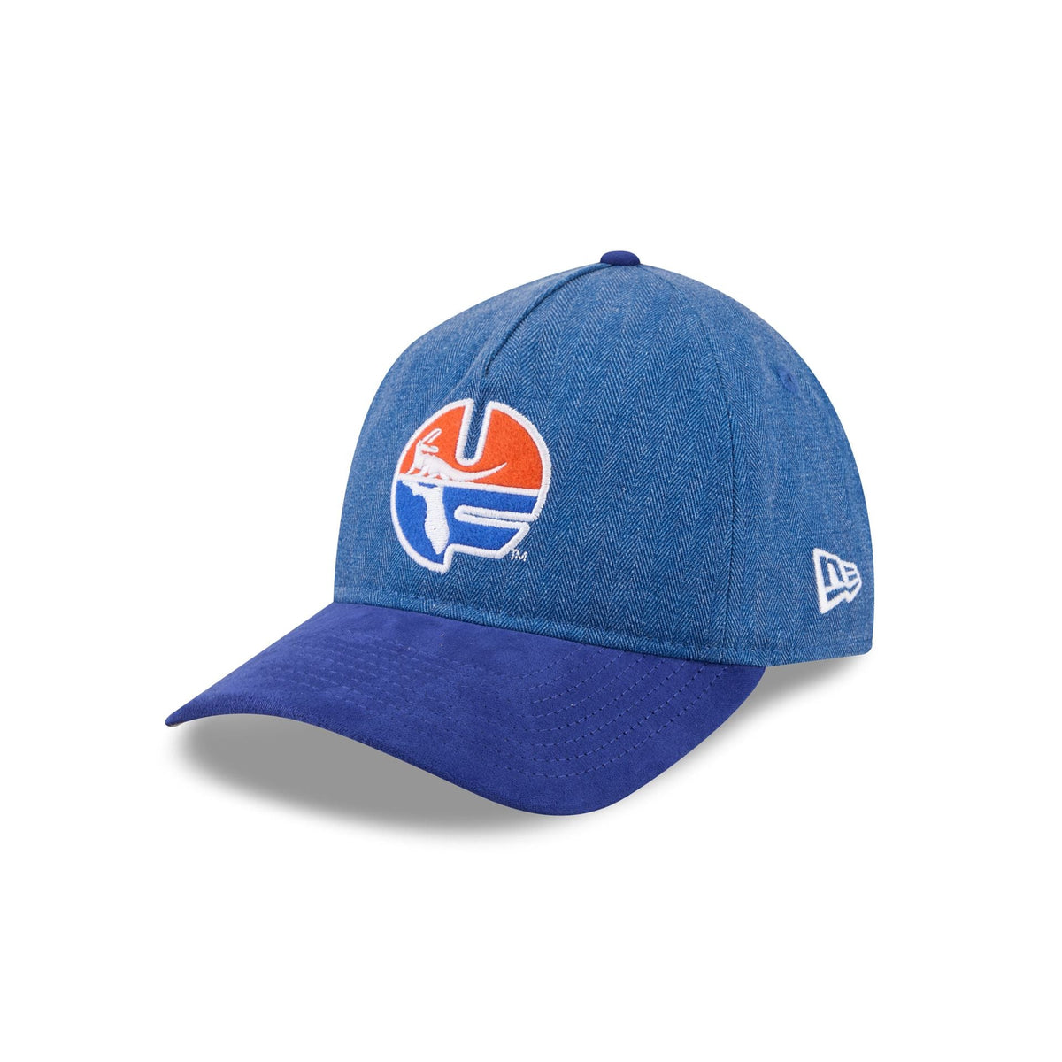 Florida Gators Herringbone Team Colors 9TWENTY A-Frame Adjustable Hat
