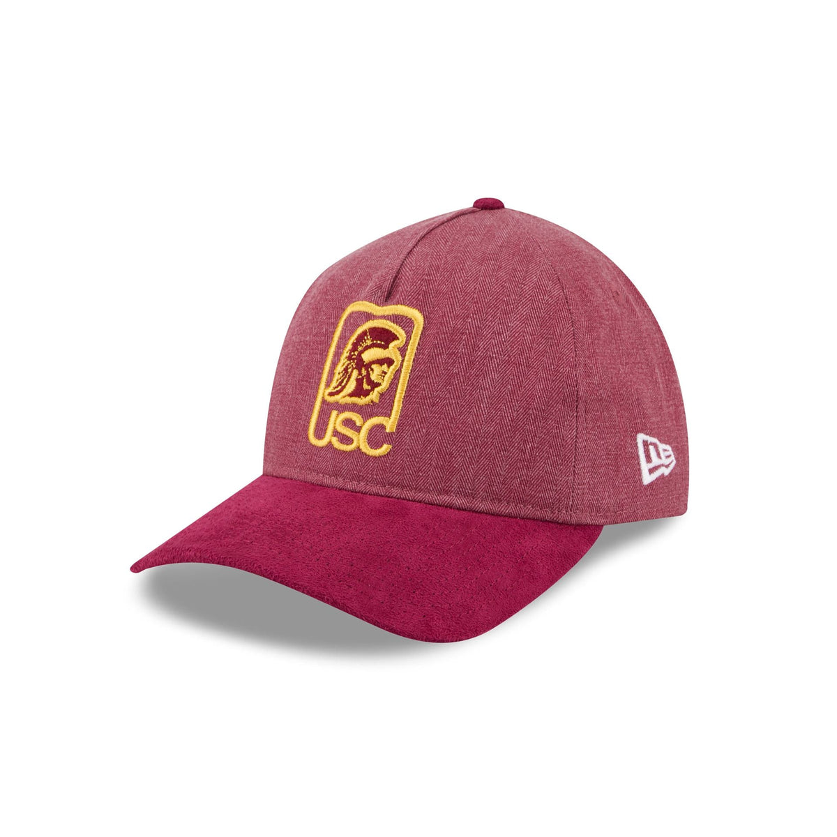 USC Trojans Herringbone Team Colors 9TWENTY A-Frame Adjustable Hat