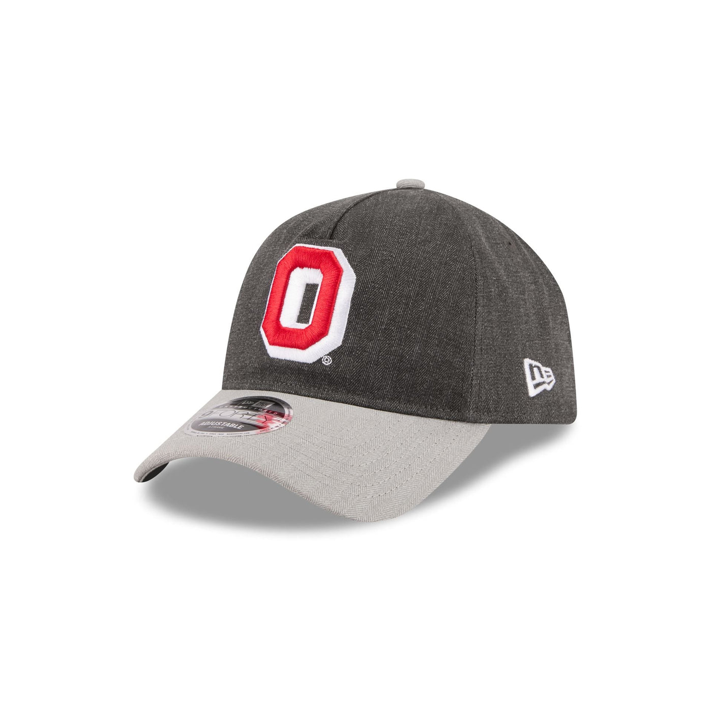 Ohio State Buckeyes Herringbone Team Colors 9FORTY A-Frame Adjustable Hat