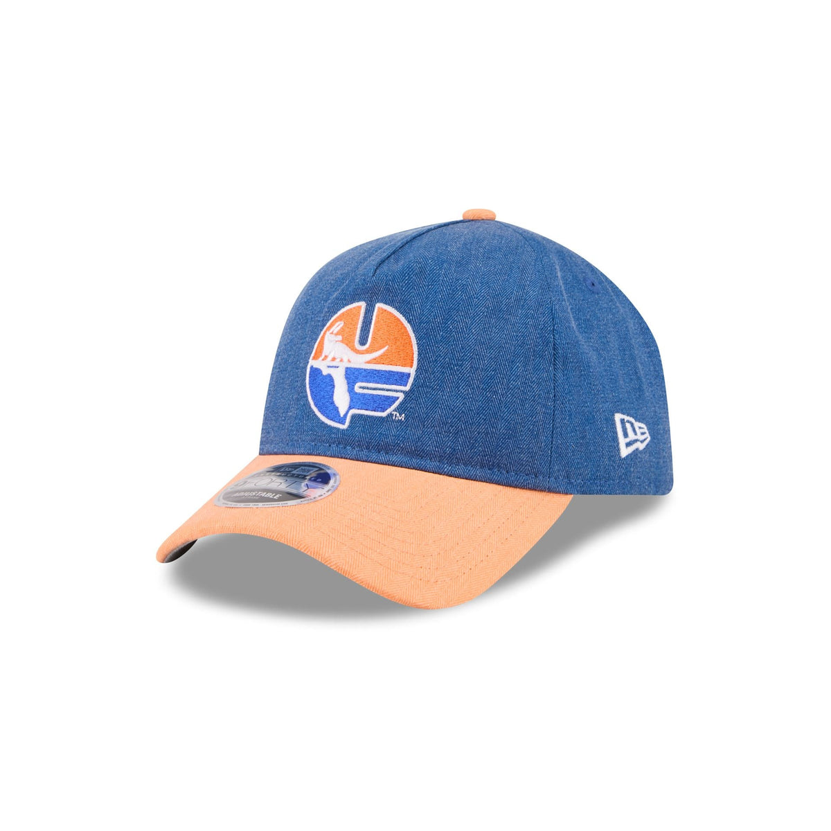 Florida Gators Herringbone Team Colors 9FORTY A-Frame Adjustable Hat