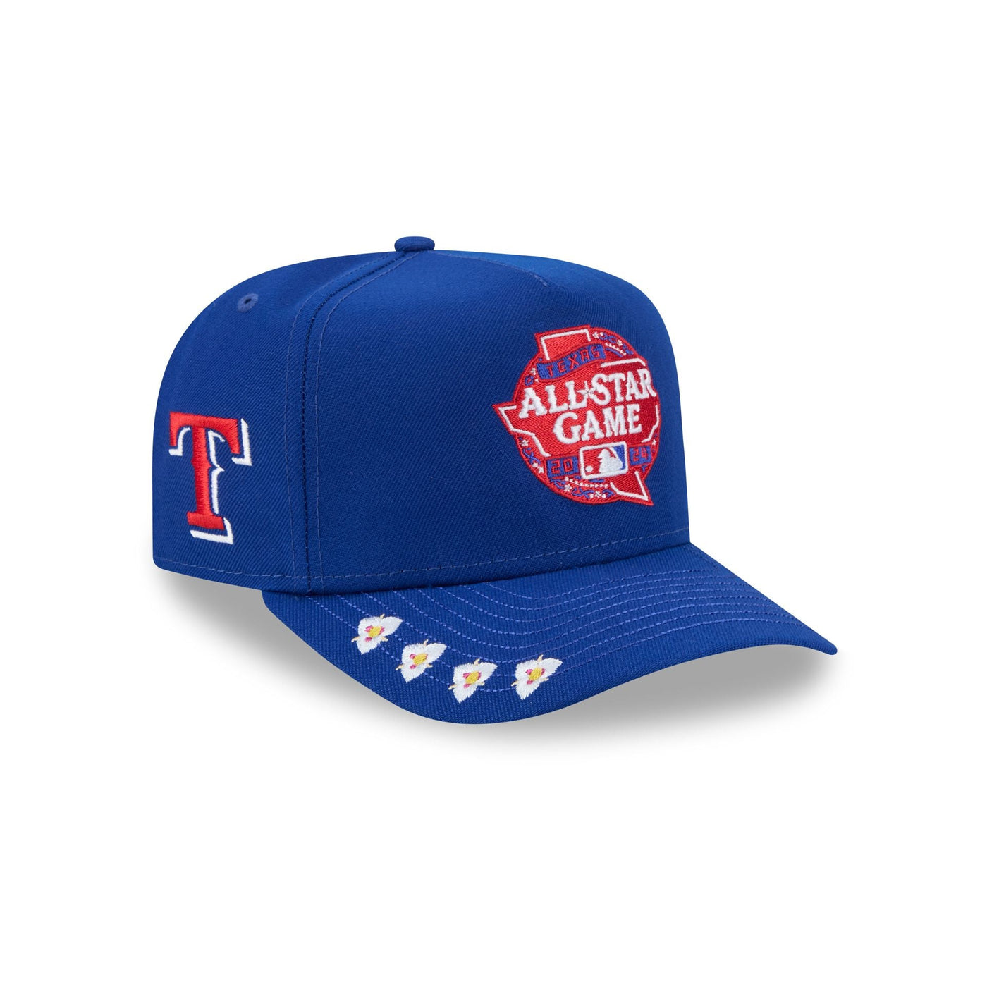 Texas Rangers 2024 All-Star Game Blue 59FIFTY A-Frame Fitted Hat