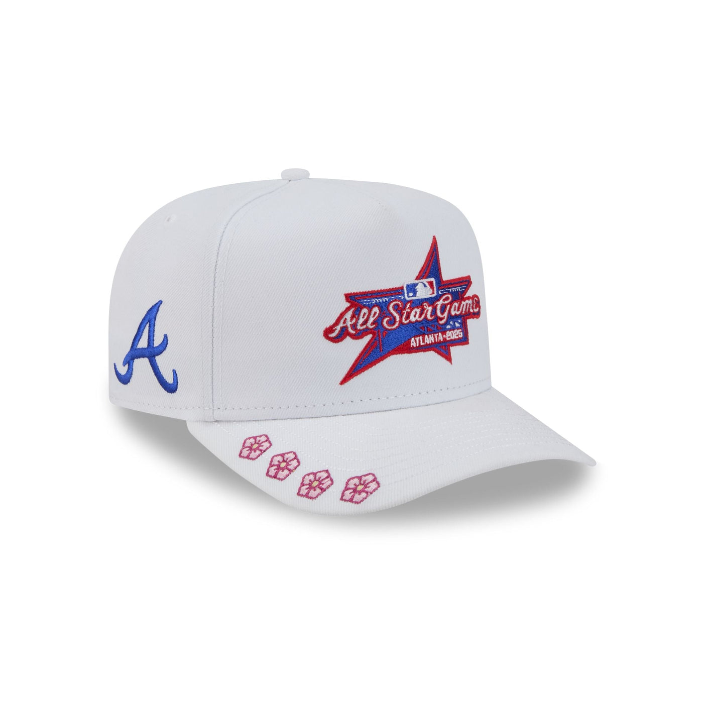 Atlanta Braves 2025 All-Star Game White 59FIFTY A-Frame Fitted Hat