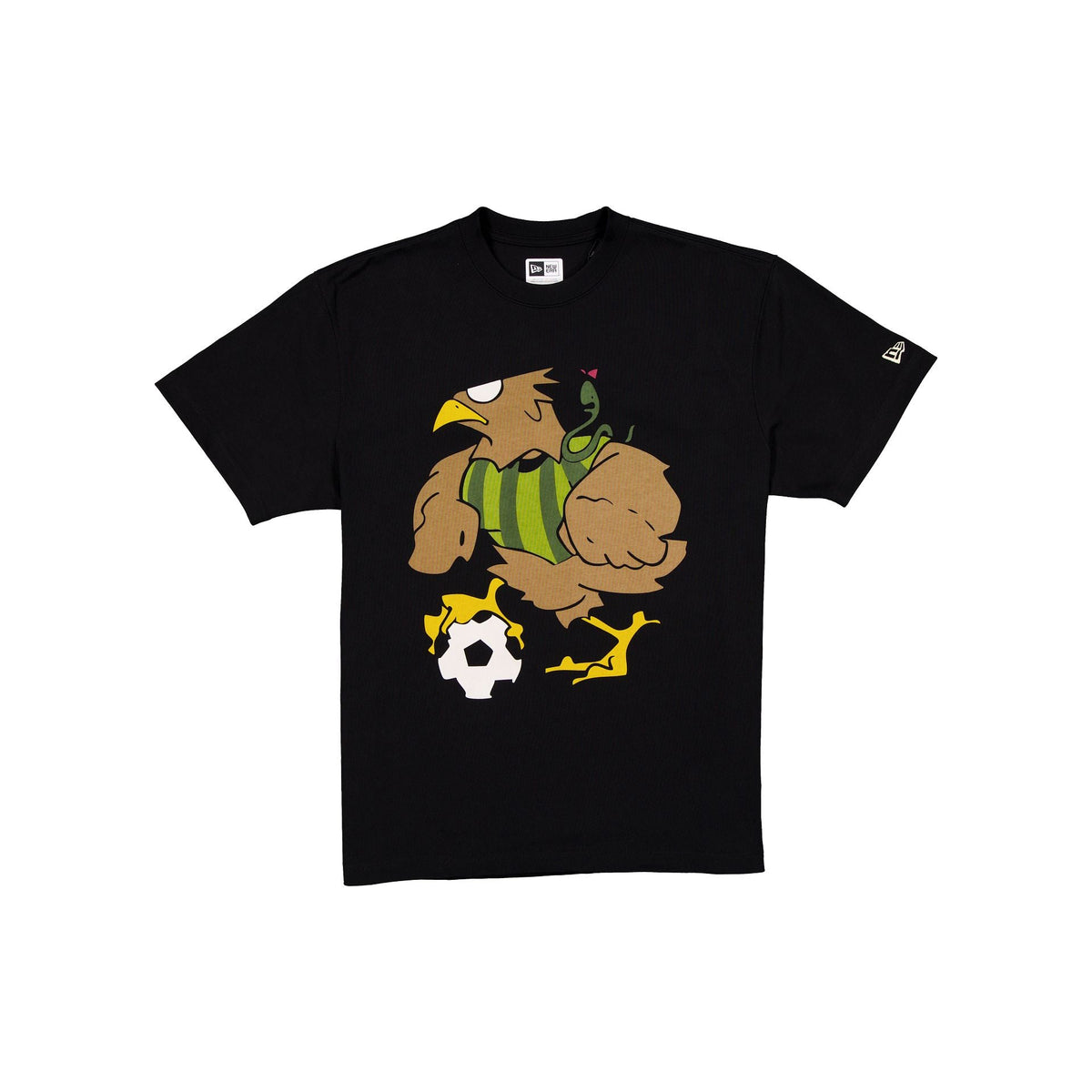 Rodrigo Roji x New Era Cap Soccer Black T-Shirt