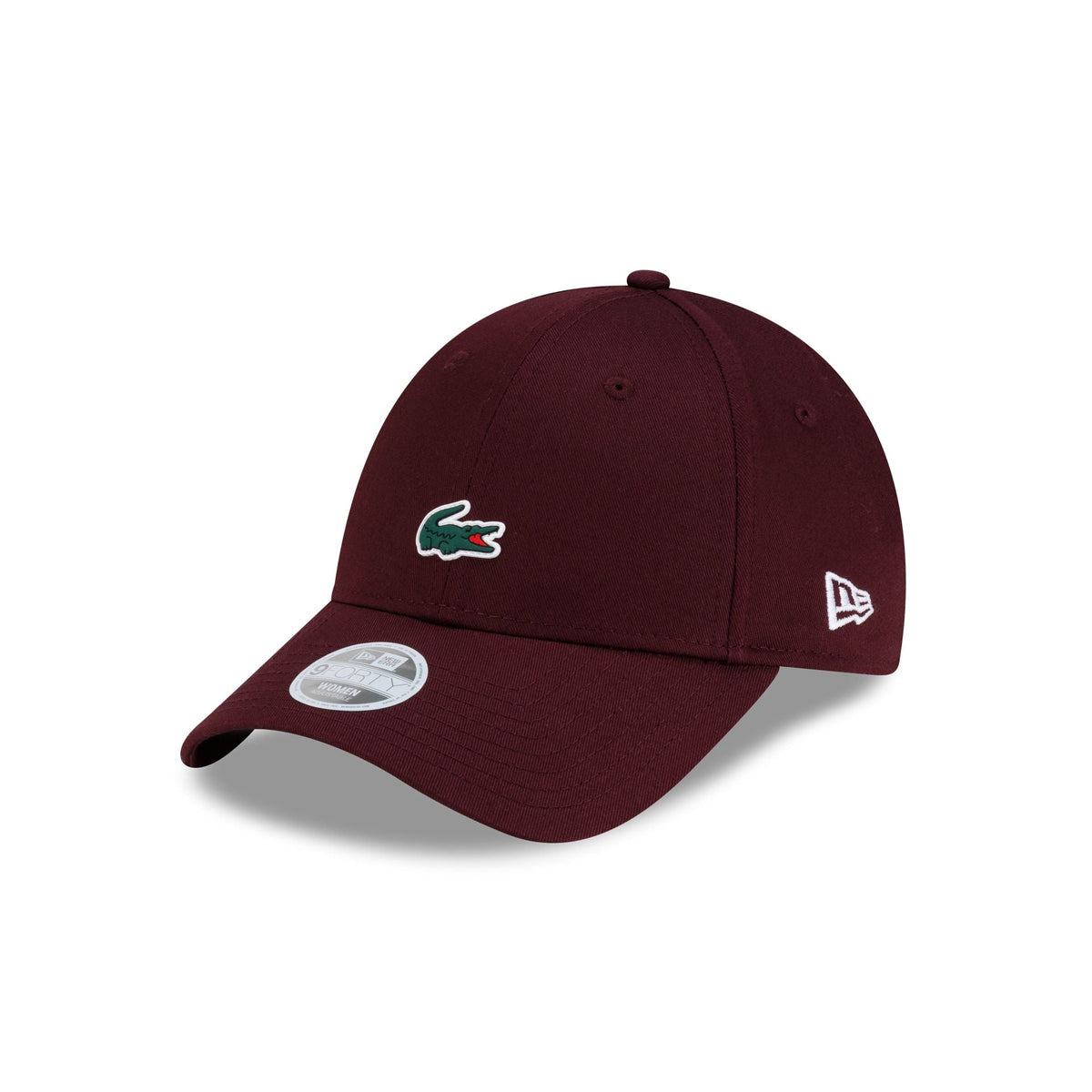 New Era Cap x Lacoste Maroon Women's 9FORTY Adjustable Hat