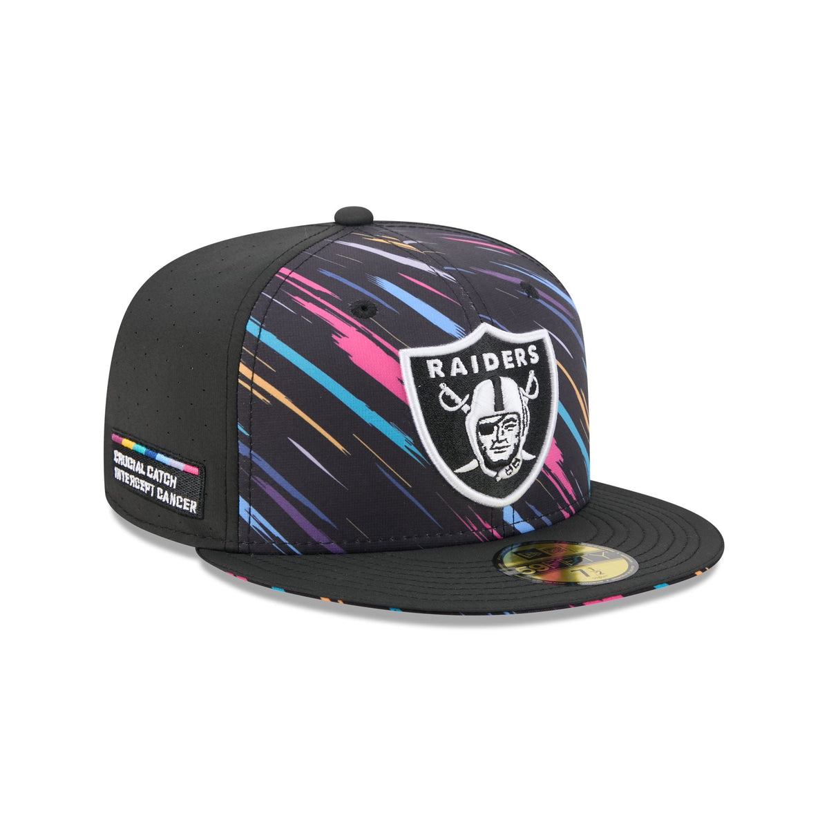 Las Vegas Raiders 2026 Crucial Catch 59FIFTY Fitted Hat