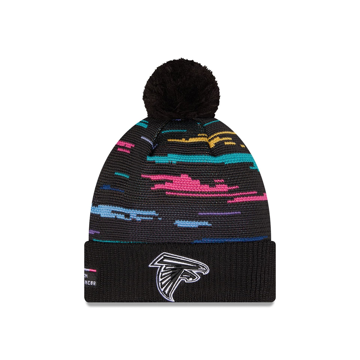 Atlanta Falcons 2026 Crucial Catch Pom Knit Hat