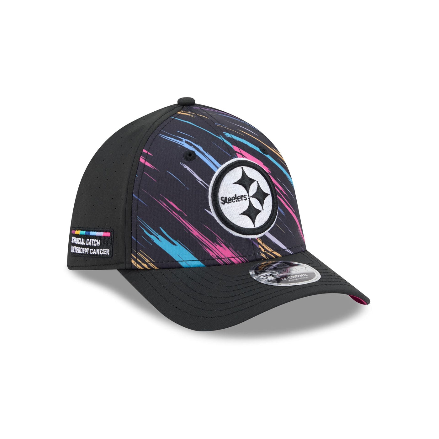 Pittsburgh Steelers 2026 Crucial Catch 39THIRTY M-Crown Stretch Fit Hat