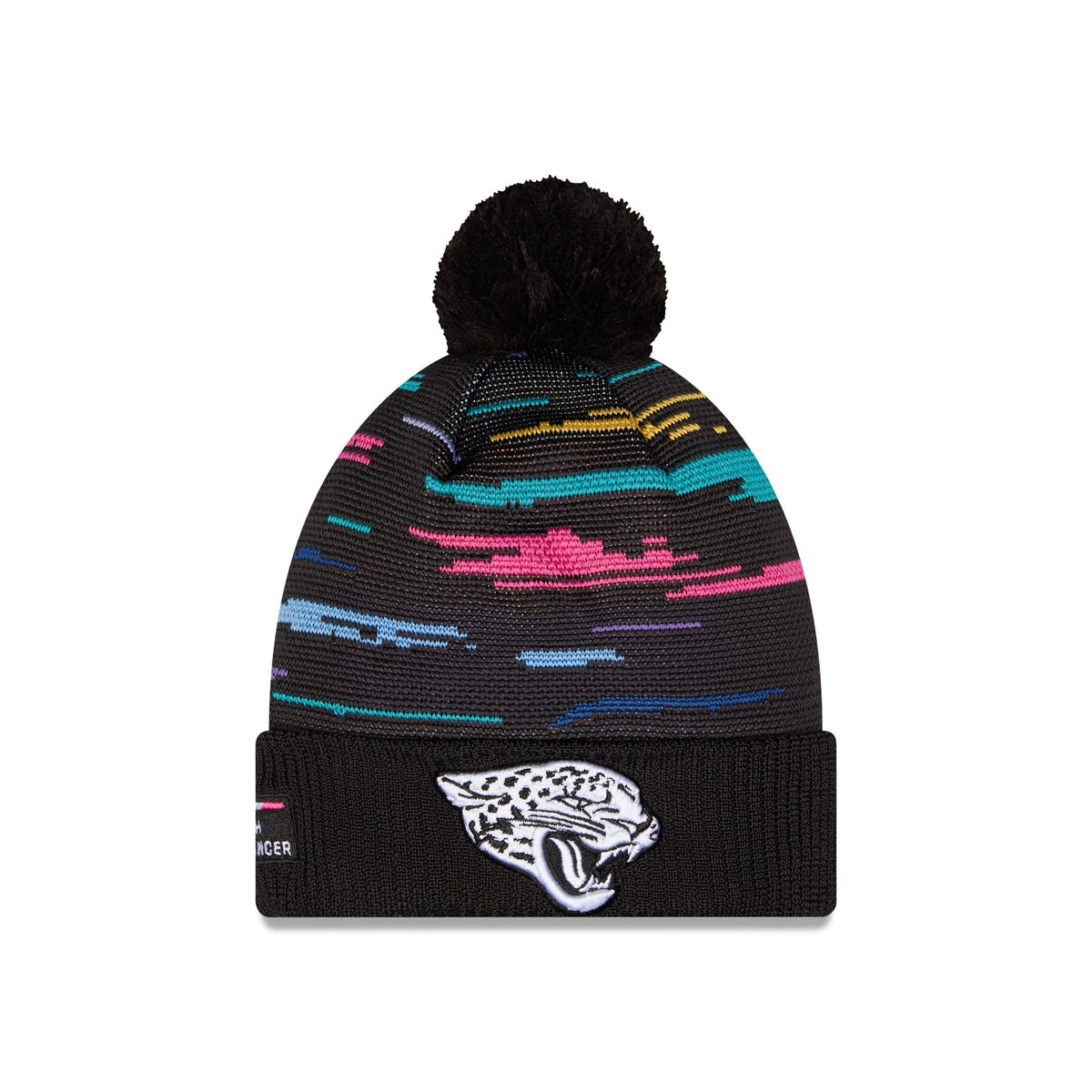 Jacksonville Jaguars 2026 Crucial Catch Pom Knit Hat