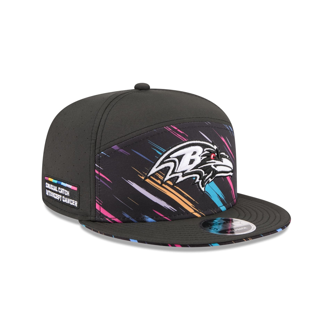 Baltimore Ravens 2026 Crucial Catch Split Panel 9FIFTY Snapback Hat